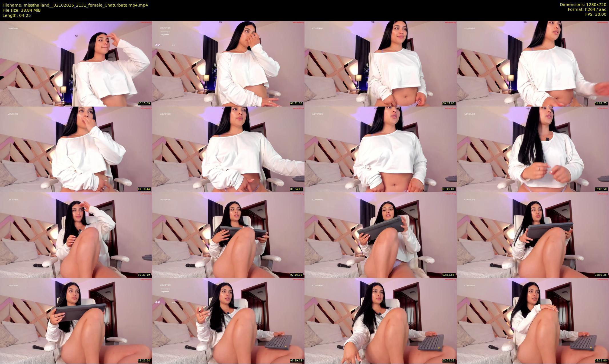 missthailand_ — 5 minute Chaturbate female cam show recording, 720p, Oct 2, 2025