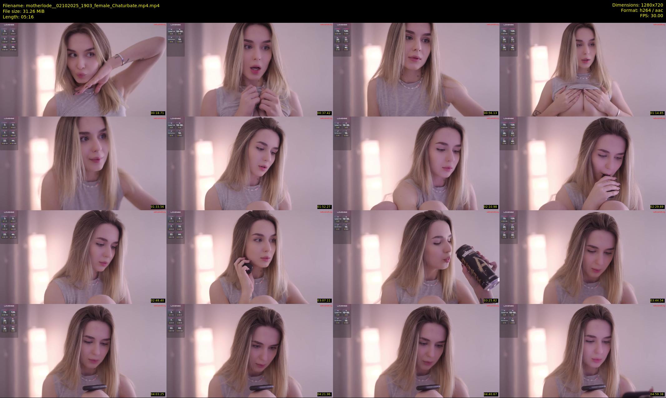 motherlode_ — 6 minute Chaturbate female cam show recording, 720p, Oct 2, 2025