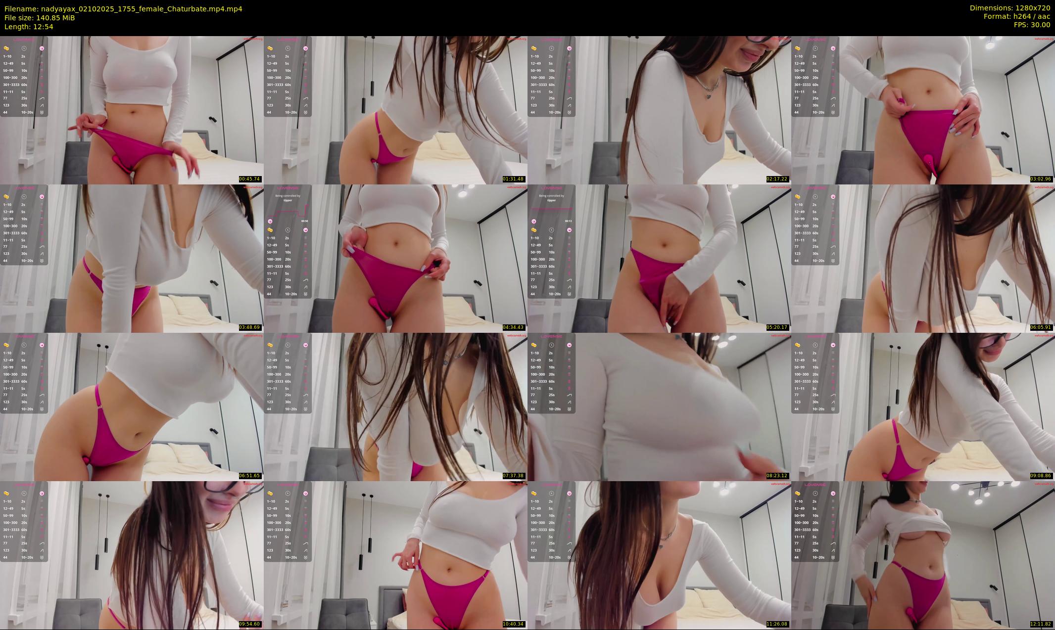 nadyayax — 13 minute Chaturbate female cam show recording, 720p, Oct 2, 2025