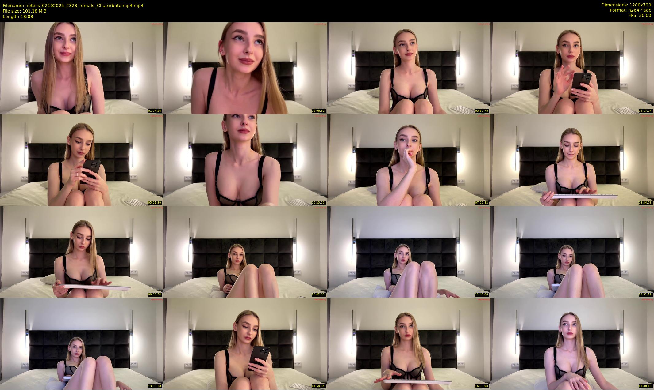 notelis — 19 minute Chaturbate female cam show recording, 720p, Oct 2, 2025