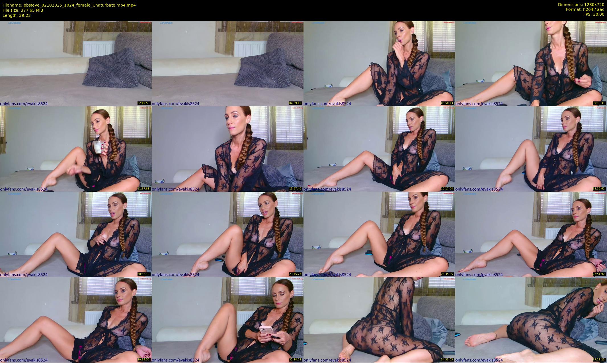 pbsteve — 40 minute Chaturbate couple cam show recording, 720p, Oct 2, 2025