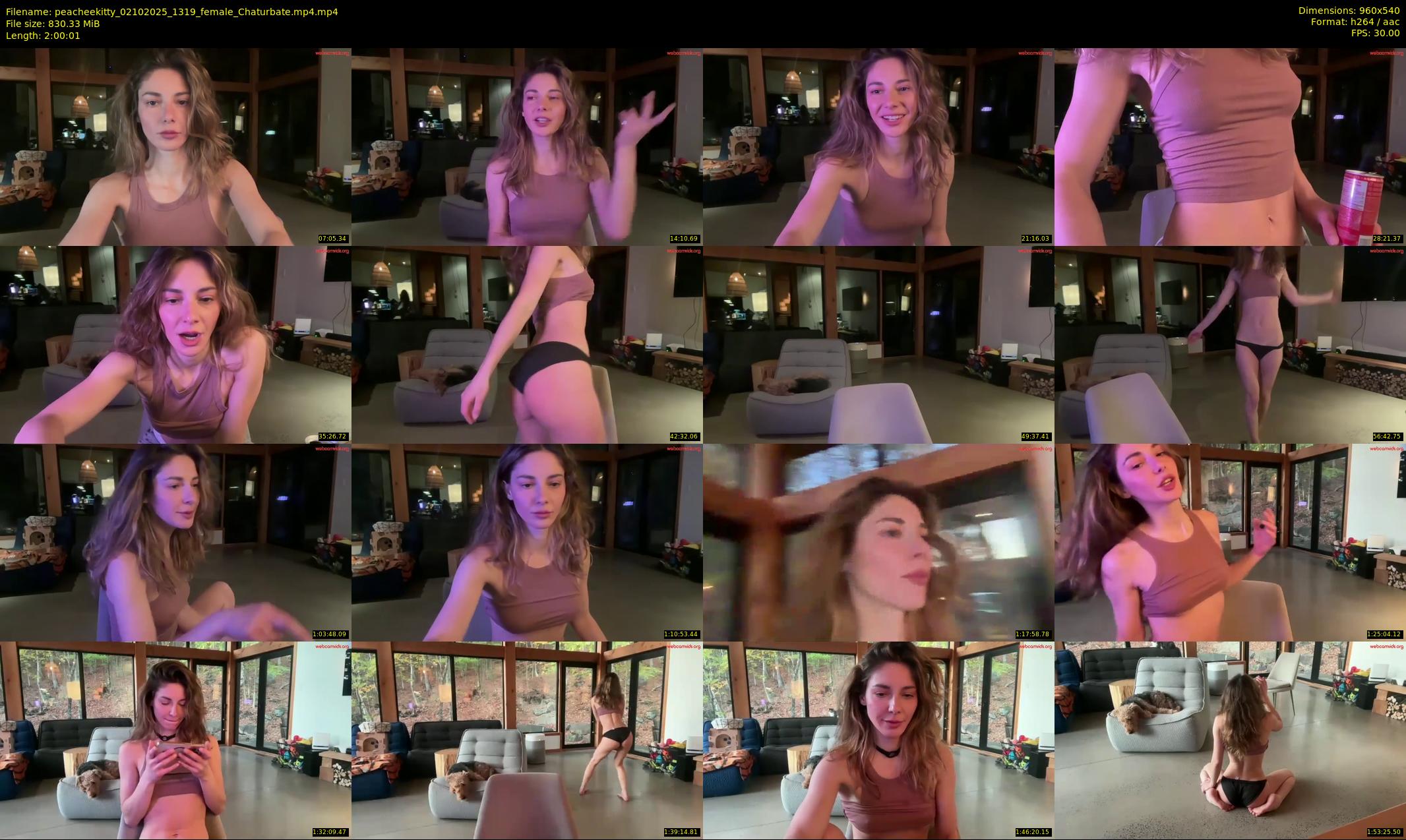 peacheekitty — 121 minute Chaturbate female cam show recording, 480p, Oct 2, 2025