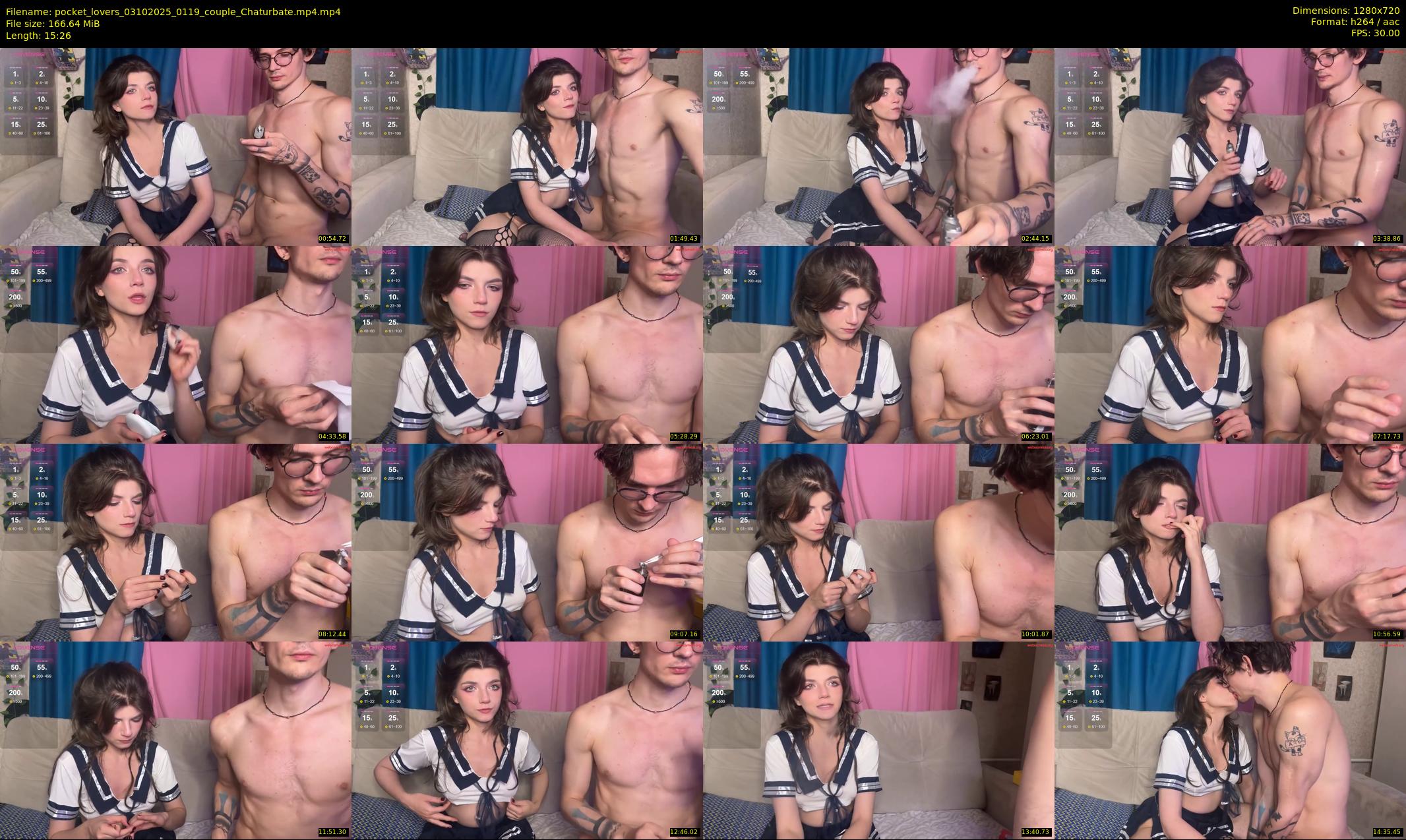 pocket_lovers — 16 minute Chaturbate couple cam show recording, 720p, Oct 3, 2025