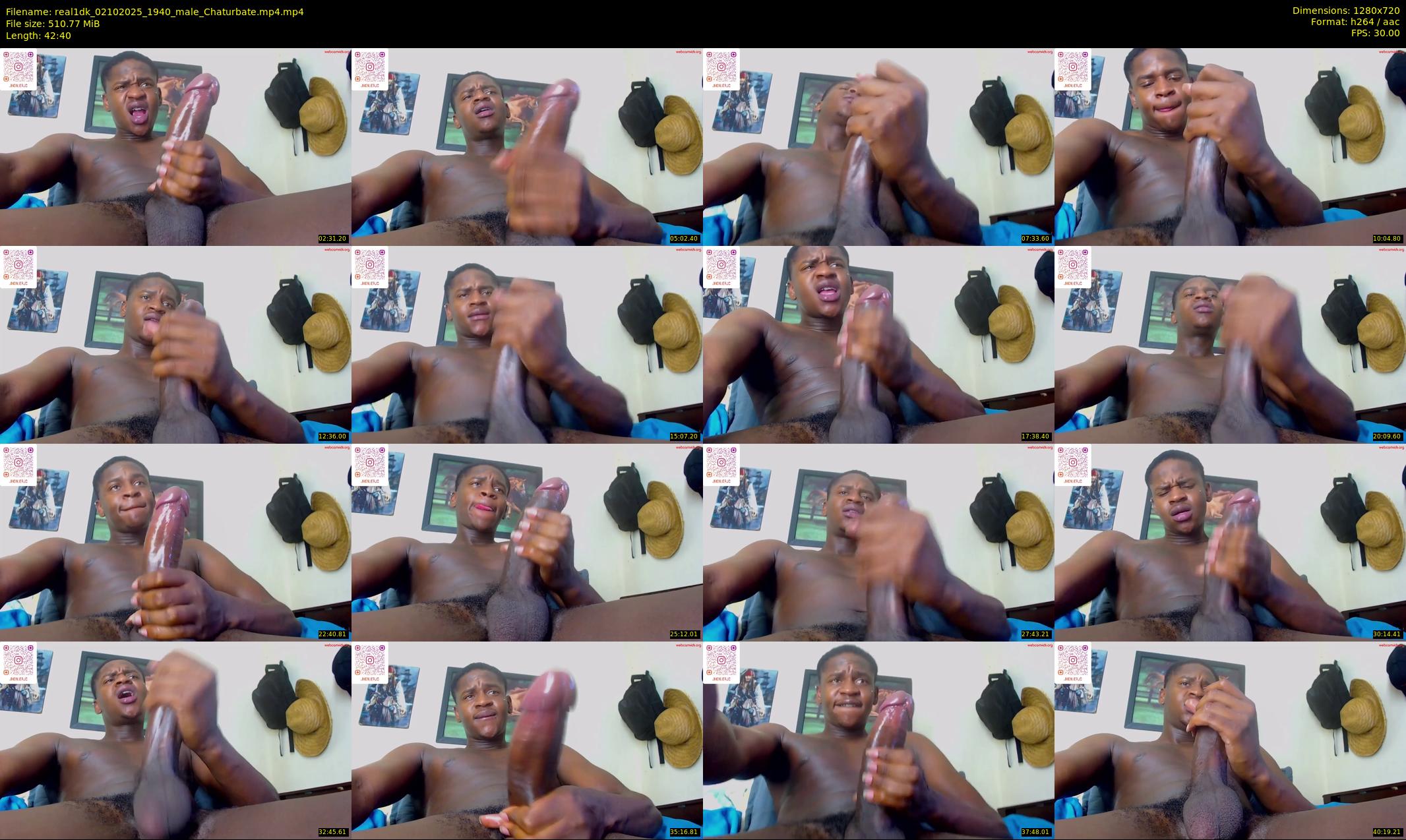 real1dk — 43 minute Chaturbate male cam show recording, 720p, Oct 2, 2025