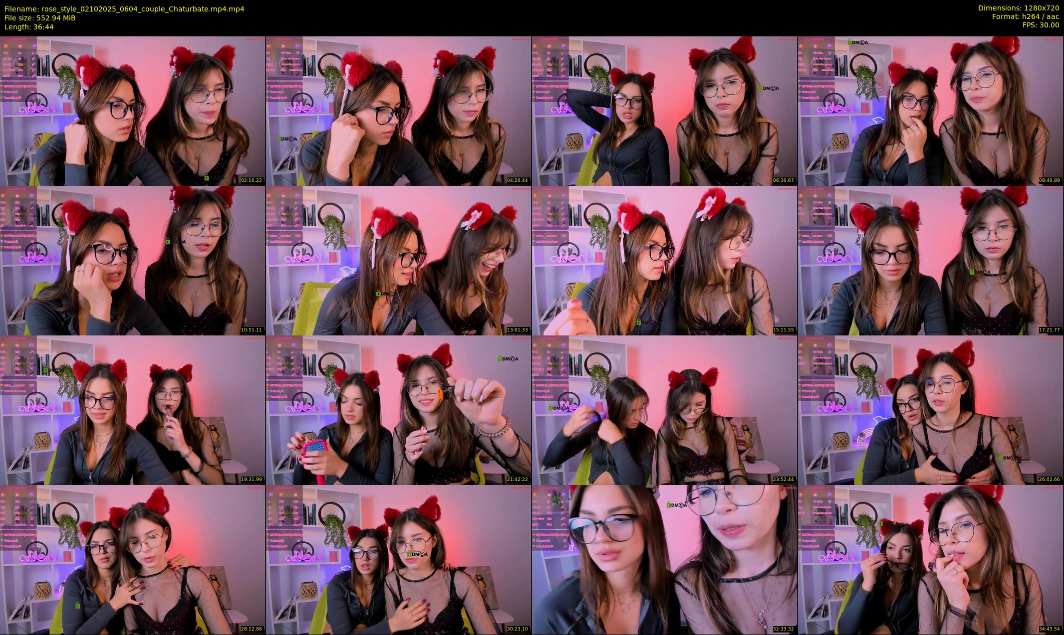 rose_style — 37 minute Chaturbate couple cam show recording, 720p, Oct 2, 2025