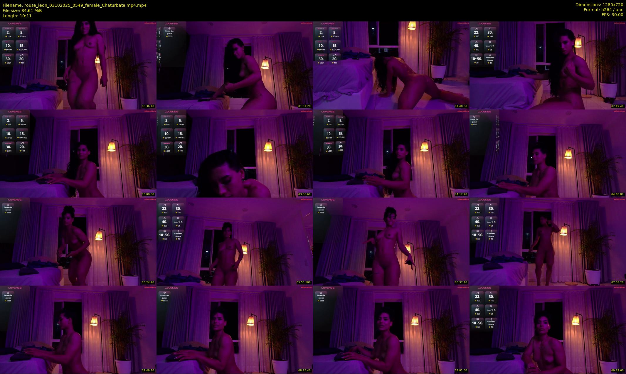 rouse_leon — 11 minute Chaturbate female cam show recording, 720p, Oct 3, 2025