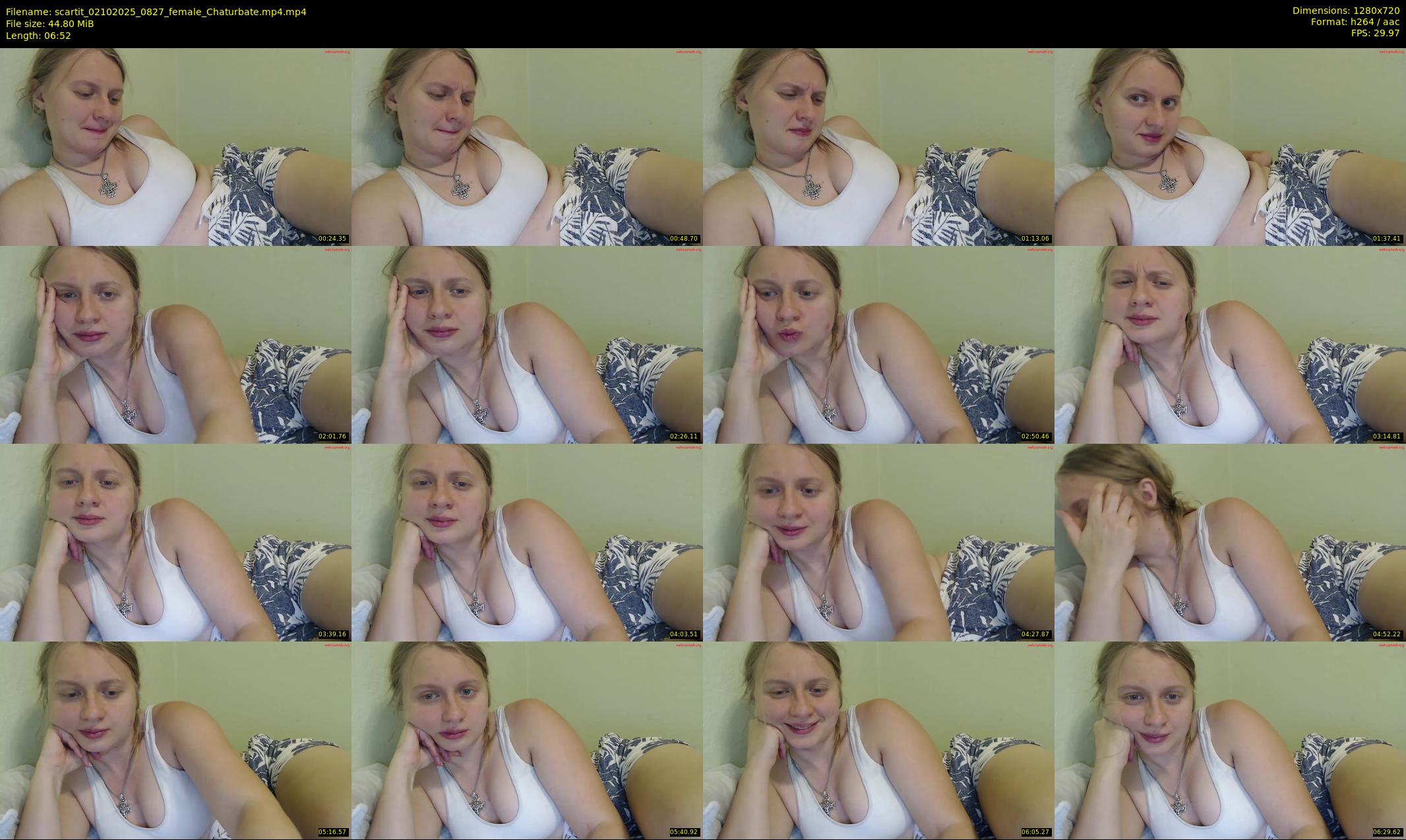 scartit — 7 minute Chaturbate female cam show recording, 720p, Oct 2, 2025