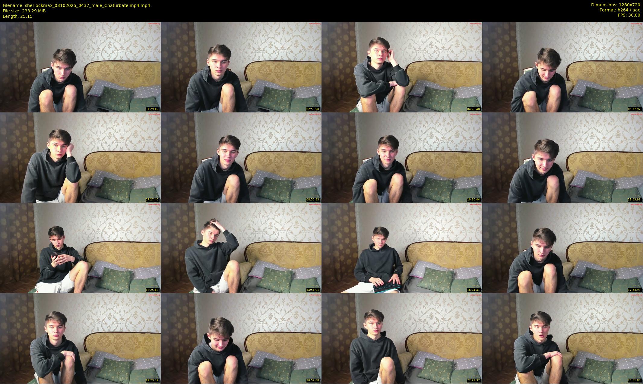 sherlockmax — 26 minute Chaturbate male cam show recording, 720p, Oct 3, 2025