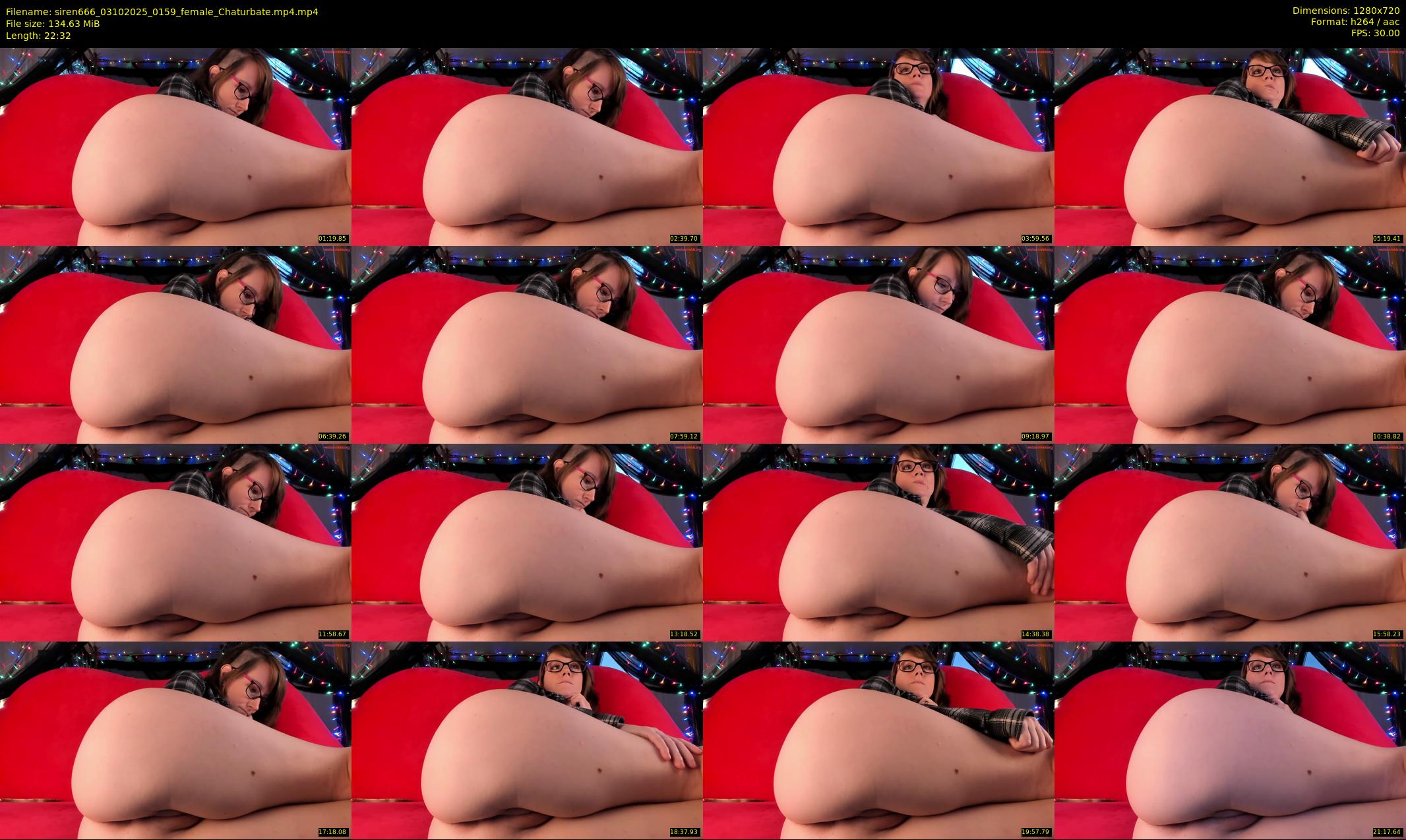siren666 — 23 minute Chaturbate female cam show recording, 720p, Oct 3, 2025
