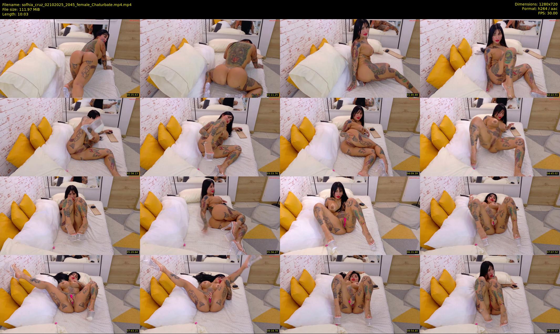 sofhia_cruz — 11 minute Chaturbate female cam show recording, 720p, Oct 2, 2025