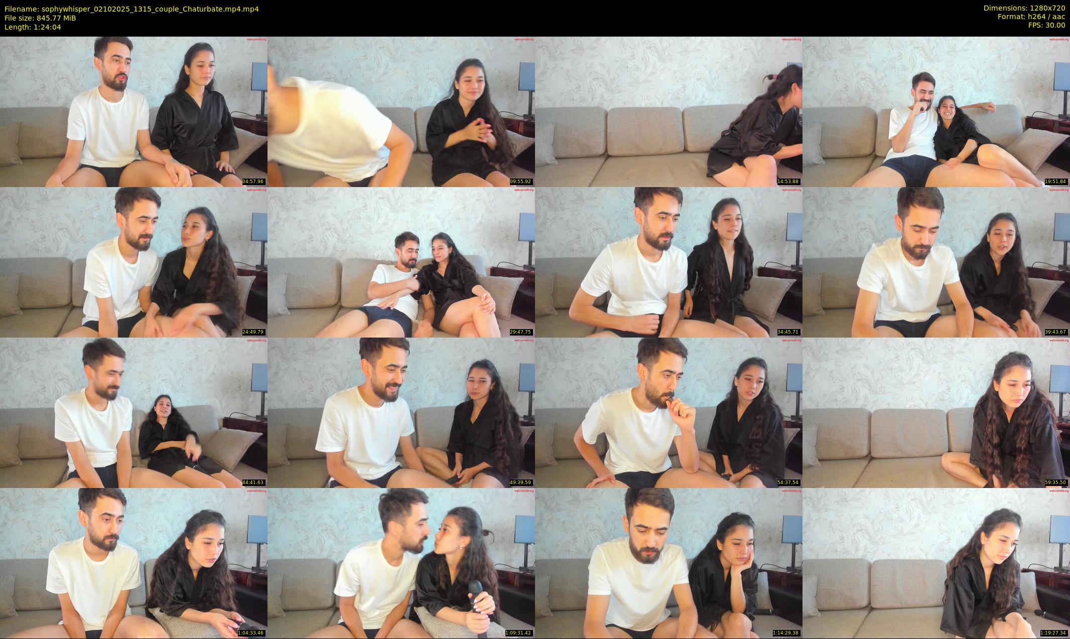 sophywhisper — 85 minute Chaturbate couple cam show recording, 720p, Oct 2, 2025