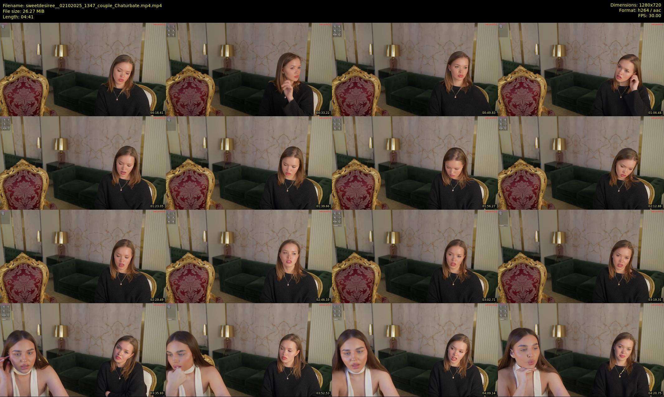 sweetdesiree_ — 5 minute Chaturbate couple cam show recording, 720p, Oct 2, 2025