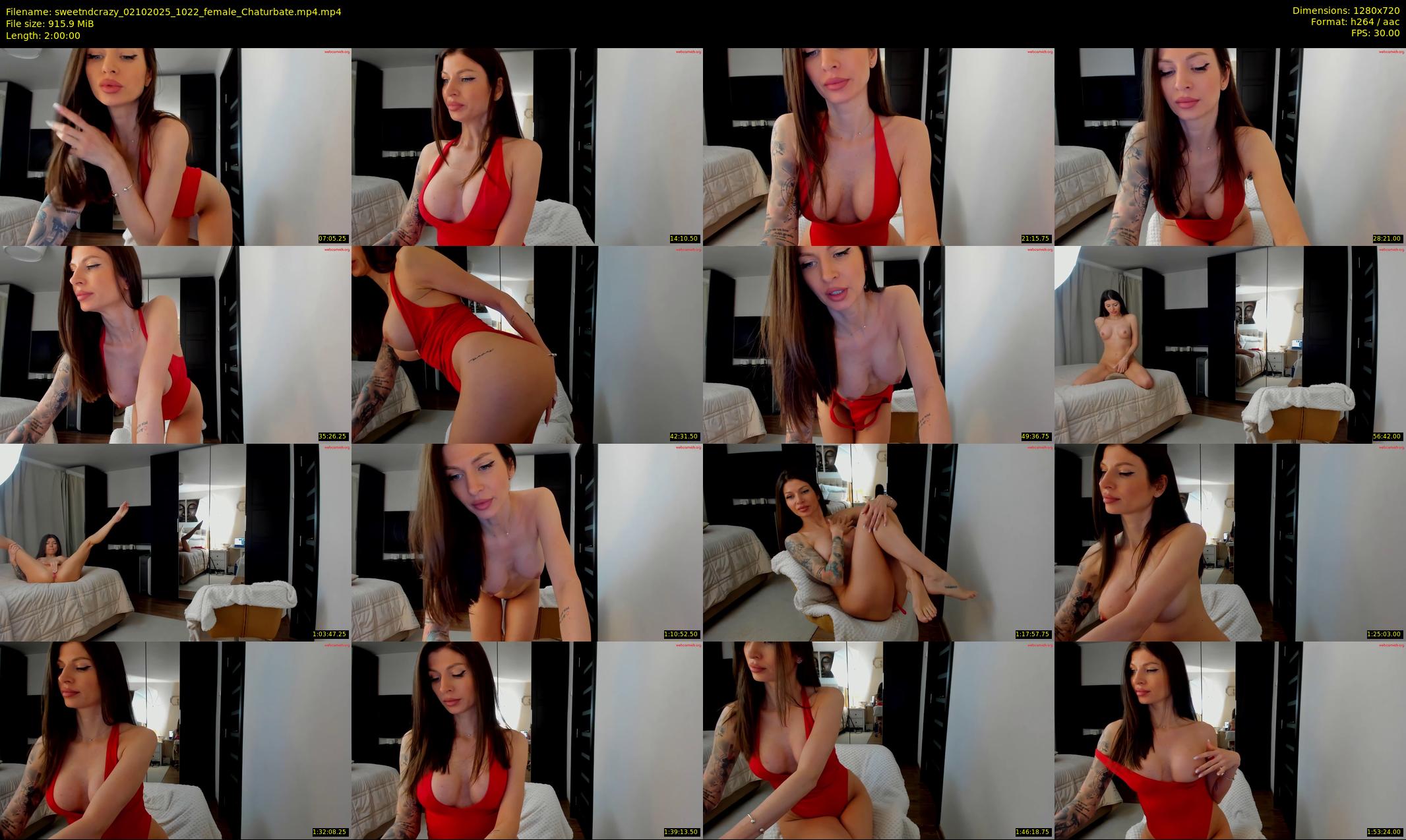 sweetndcrazy — 120 minute Chaturbate female cam show recording, 720p, Oct 2, 2025