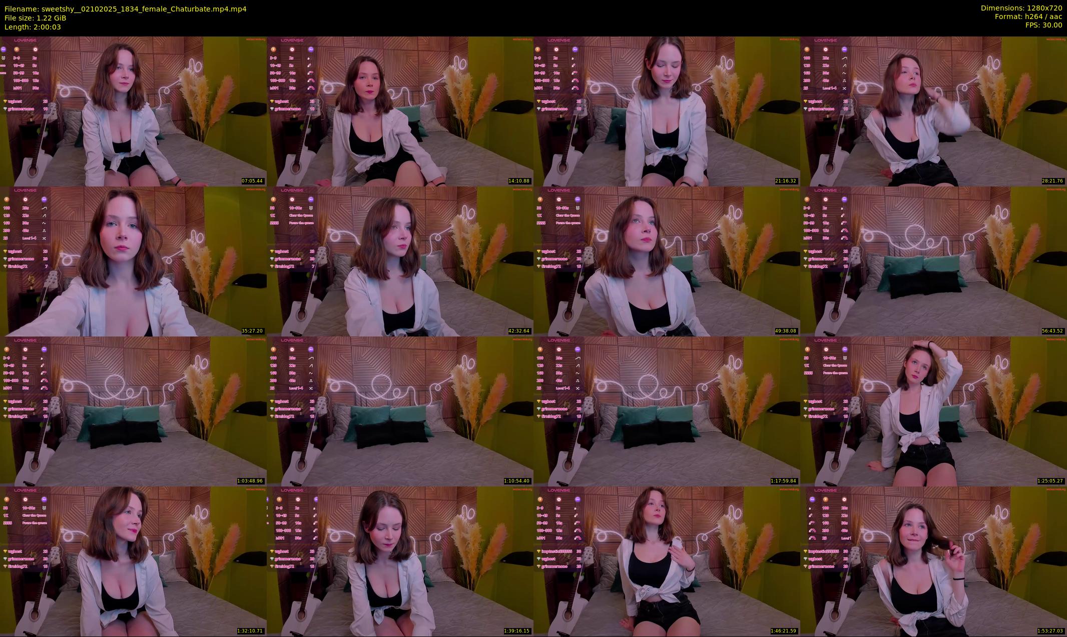 sweetshy_ — 121 minute Chaturbate female cam show recording, 720p, Oct 2, 2025