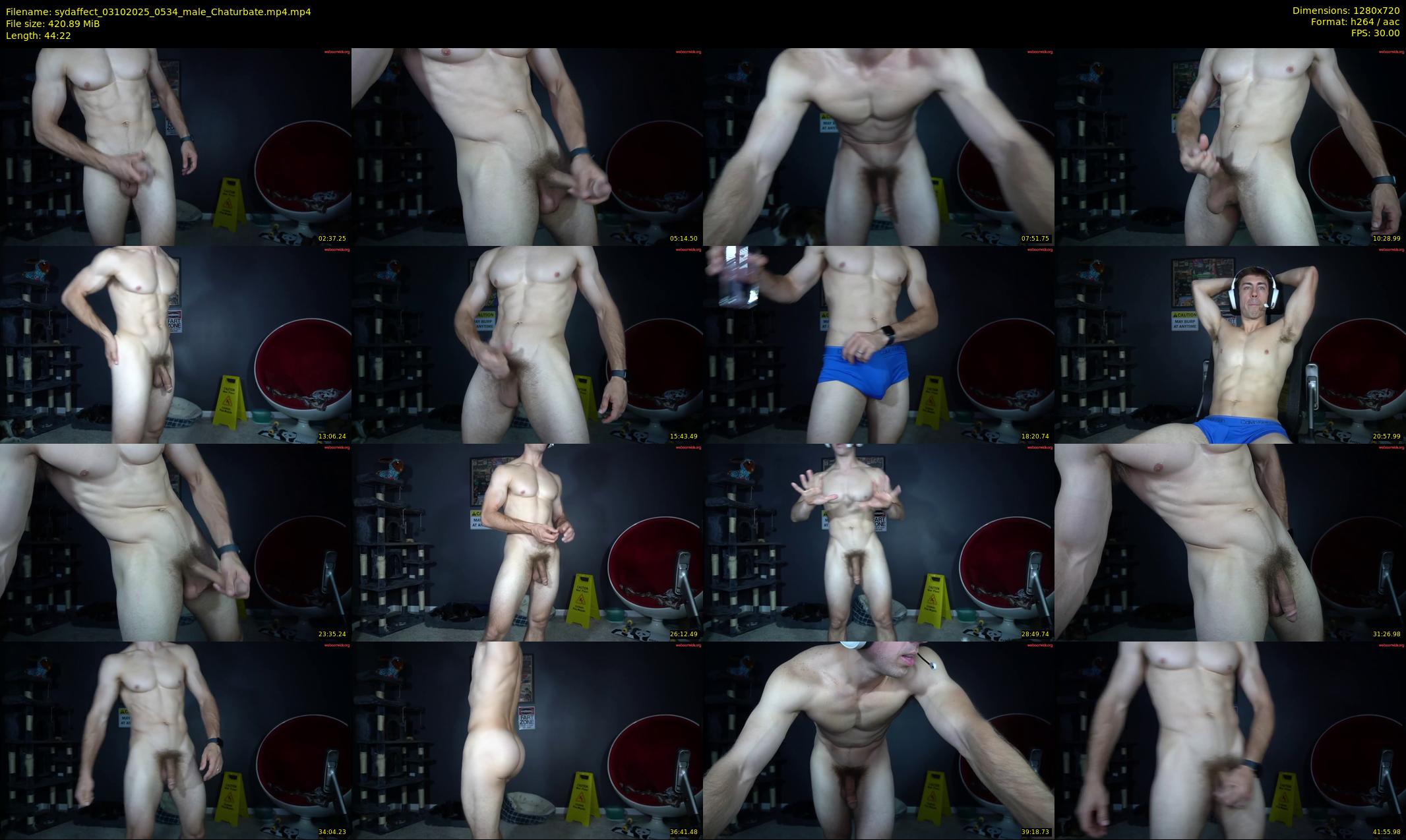 sydaffect — 45 minute Chaturbate male cam show recording, 720p, Oct 3, 2025