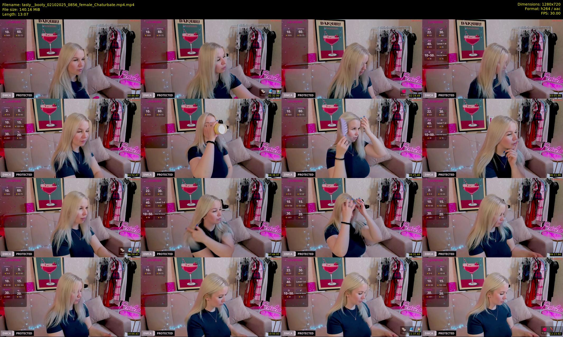 tasty__booty — 14 minute Chaturbate female cam show recording, 720p, Oct 2, 2025