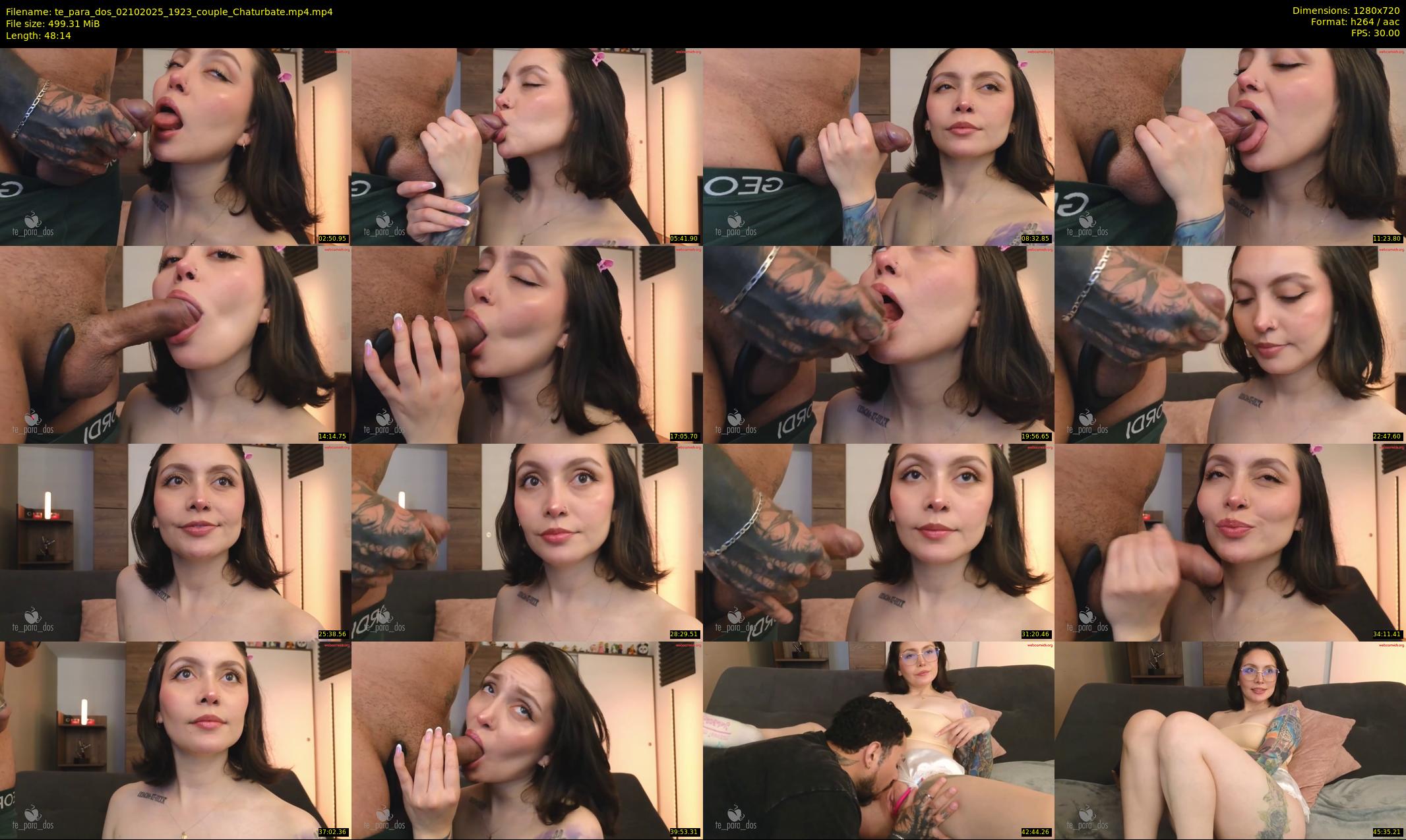 te_para_dos — 49 minute Chaturbate couple cam show recording, 720p, Oct 2, 2025