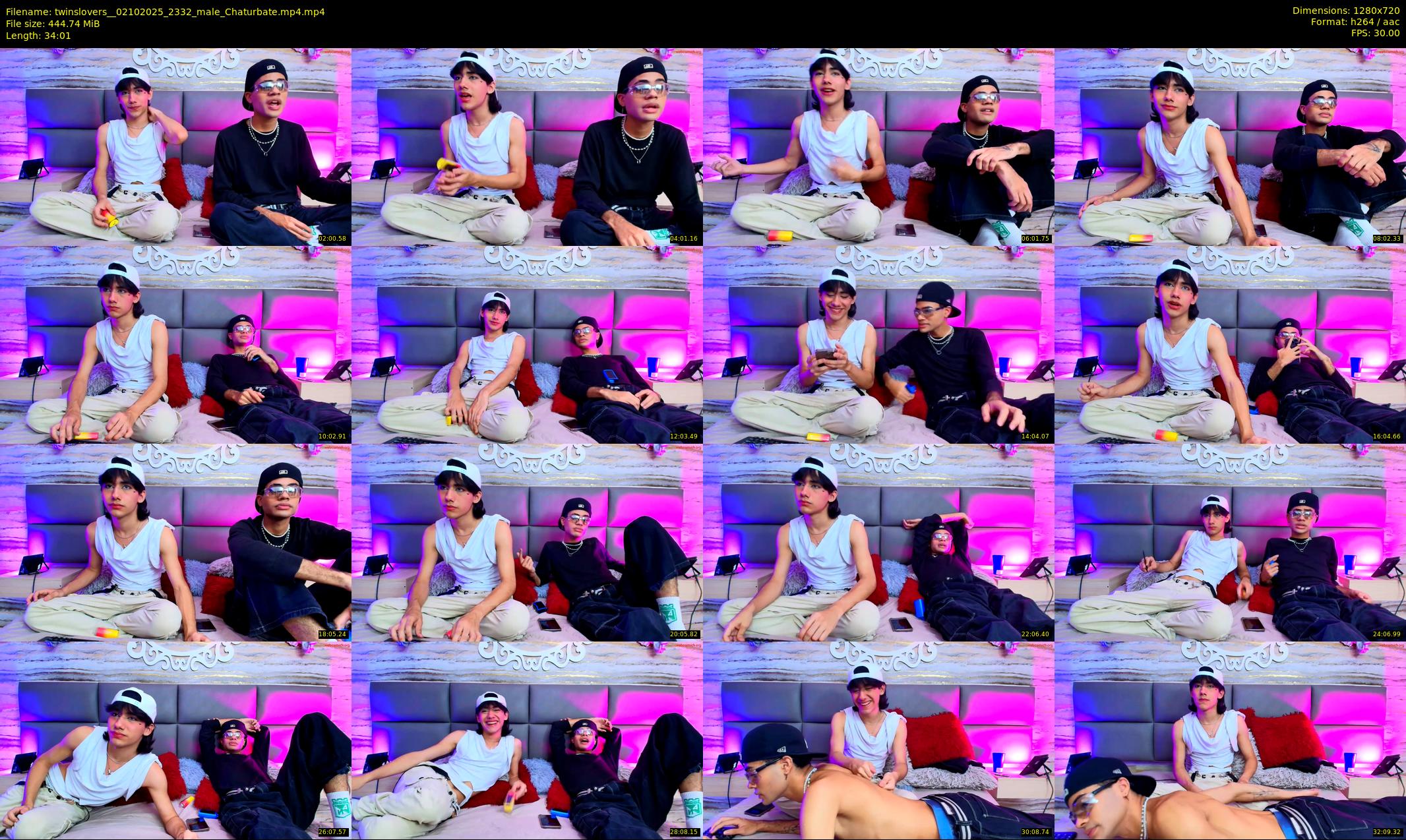 twinslovers_ — 35 minute Chaturbate couple cam show recording, 720p, Oct 2, 2025