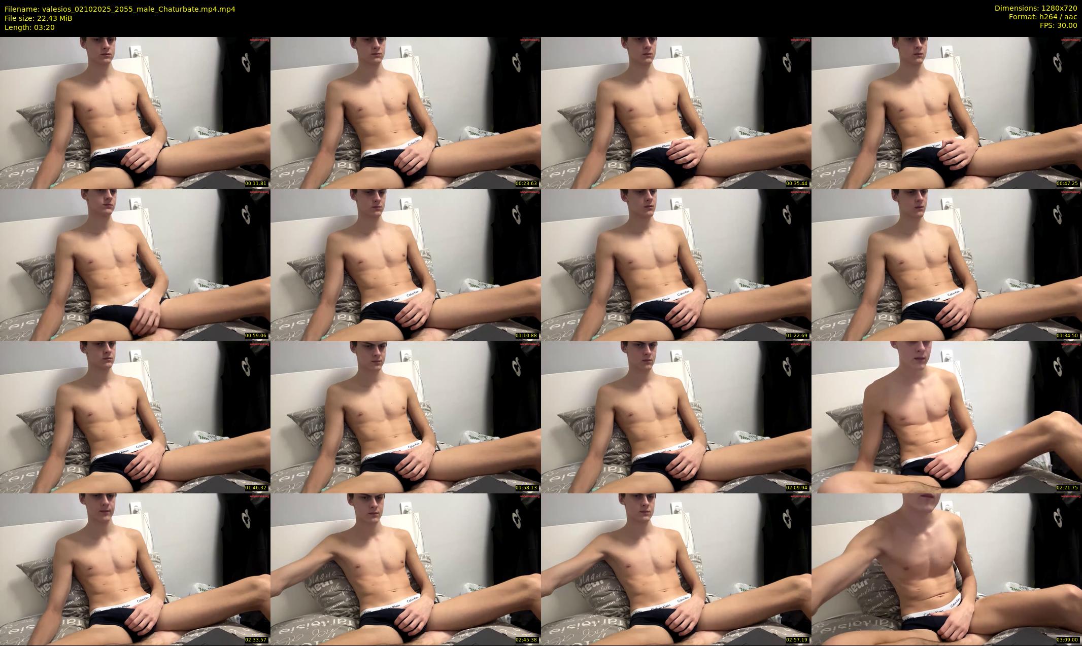 valesios — 4 minute Chaturbate male cam show recording, 720p, Oct 2, 2025