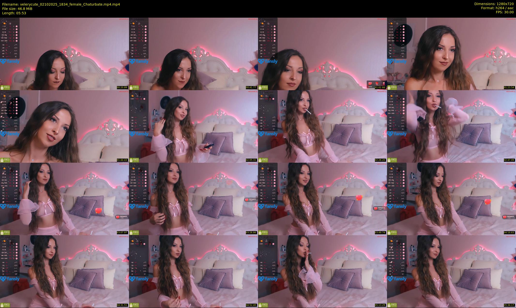 velerycute — 6 minute Chaturbate female cam show recording, 720p, Oct 2, 2025