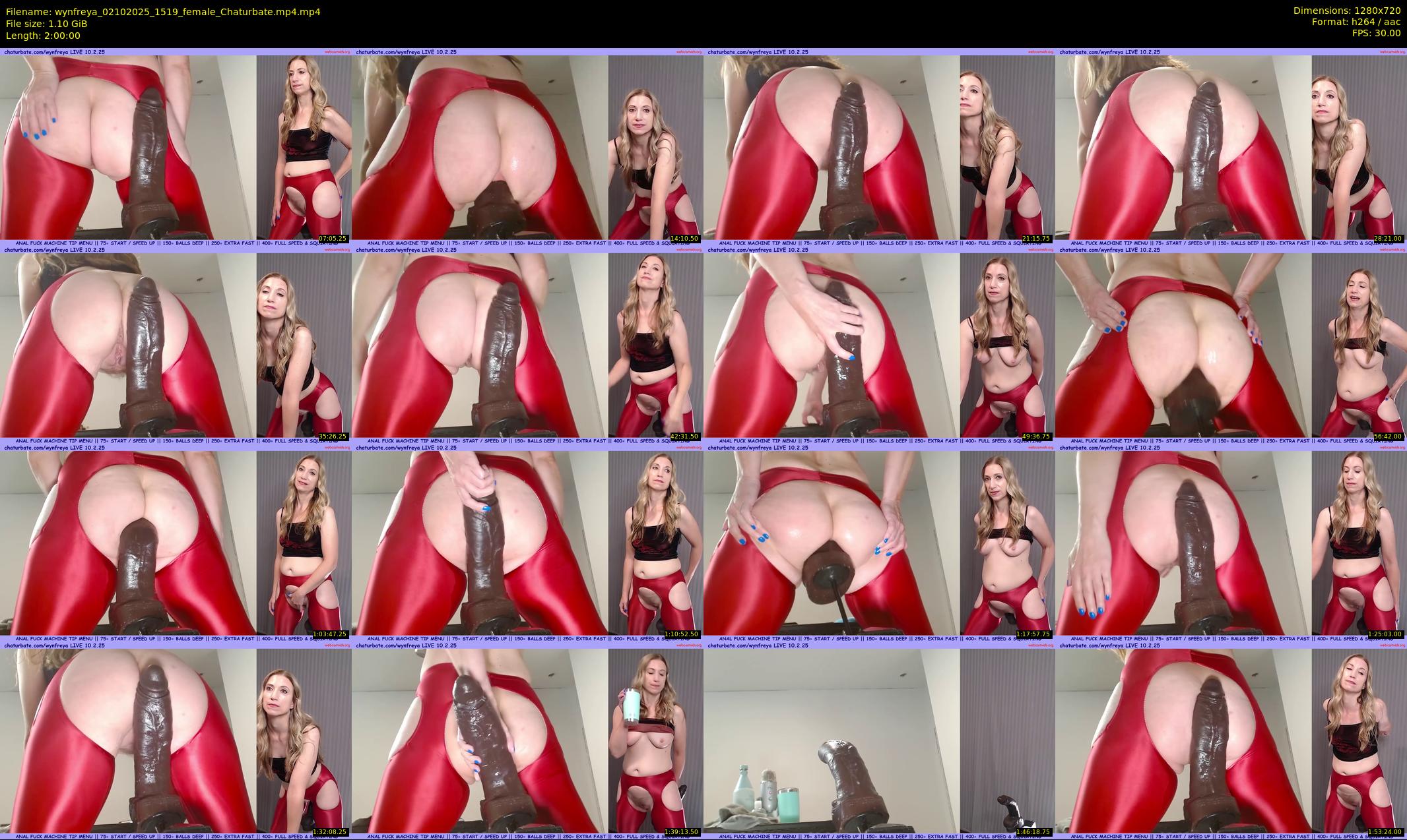 wynfreya — 120 minute Chaturbate female cam show recording, 720p, Oct 2, 2025