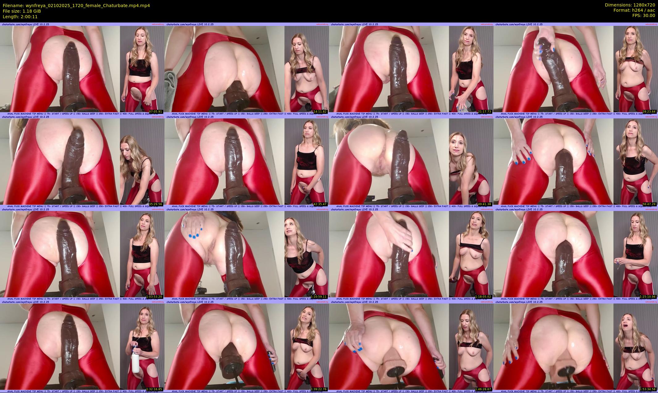 wynfreya — 121 minute Chaturbate female cam show recording, 720p, Oct 2, 2025