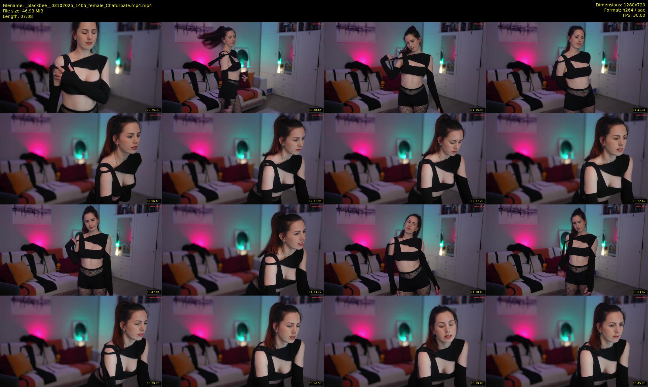 _blackbee_ — 8 minute Chaturbate female cam show recording, 720p, Oct 3, 2025
