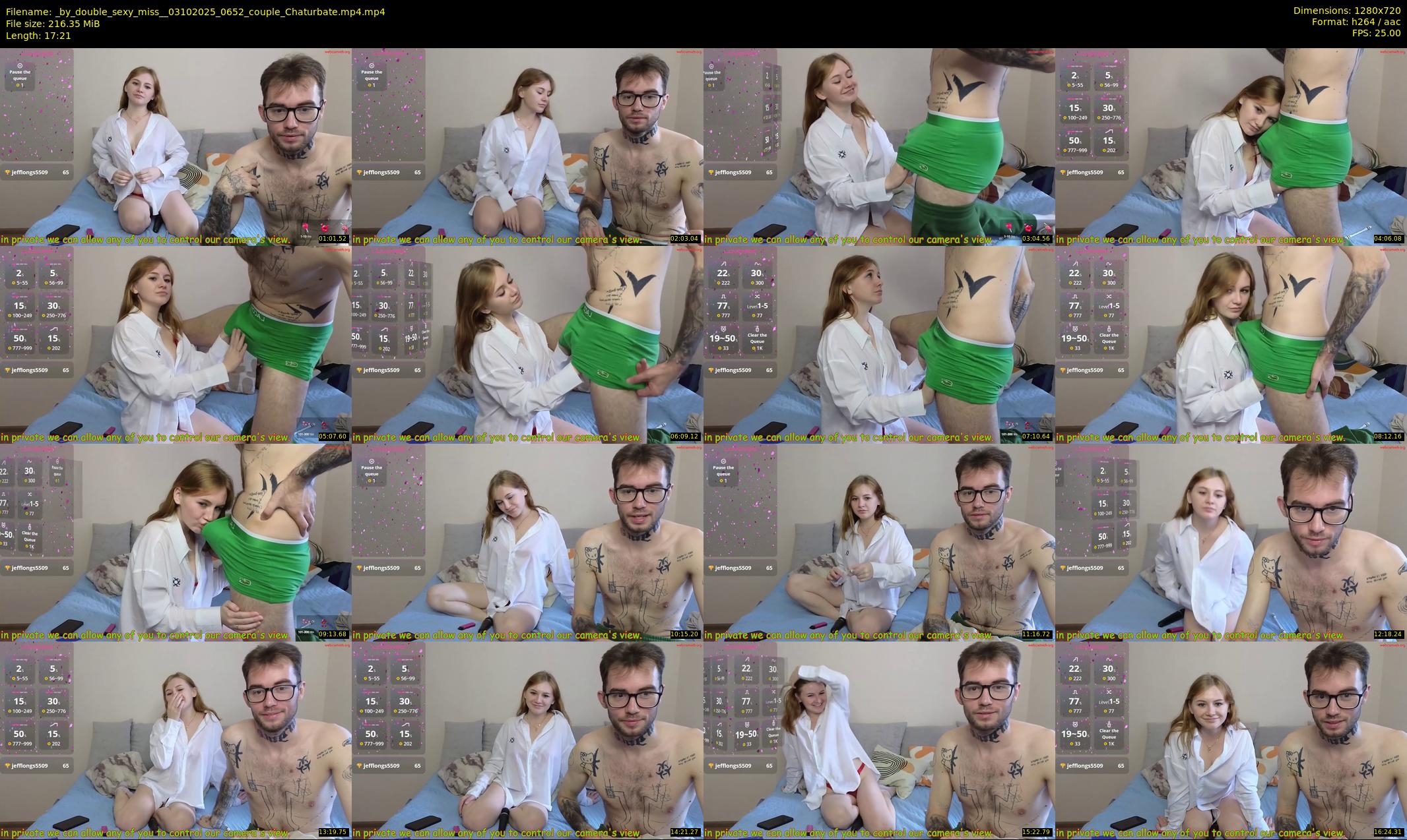 _by_double_sexy_miss_ — 18 minute Chaturbate couple cam show recording, 720p, Oct 3, 2025