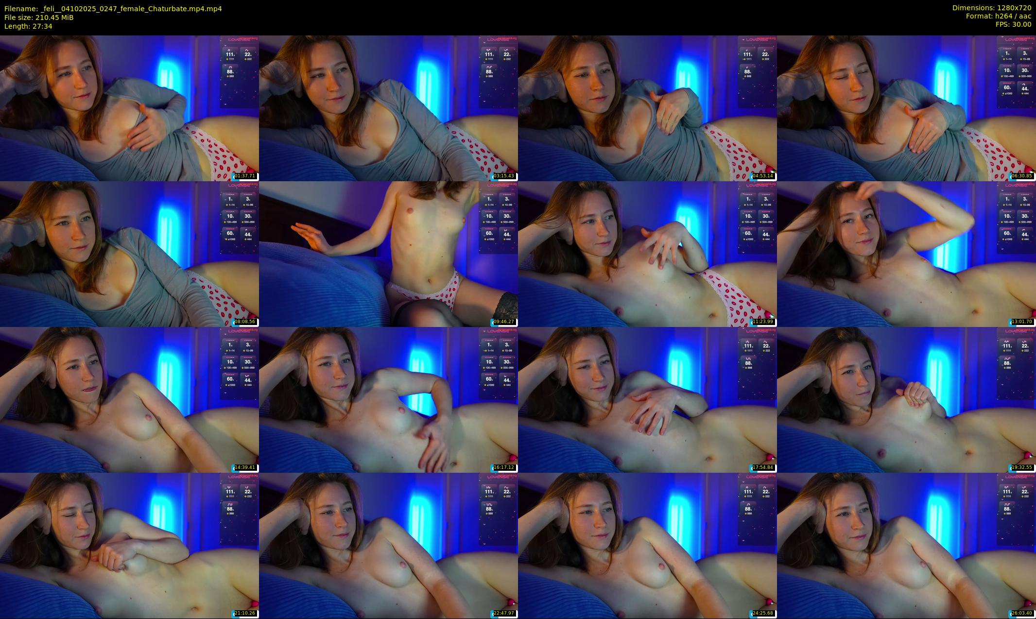 _feli_ — 28 minute Chaturbate female cam show recording, 720p, Oct 4, 2025
