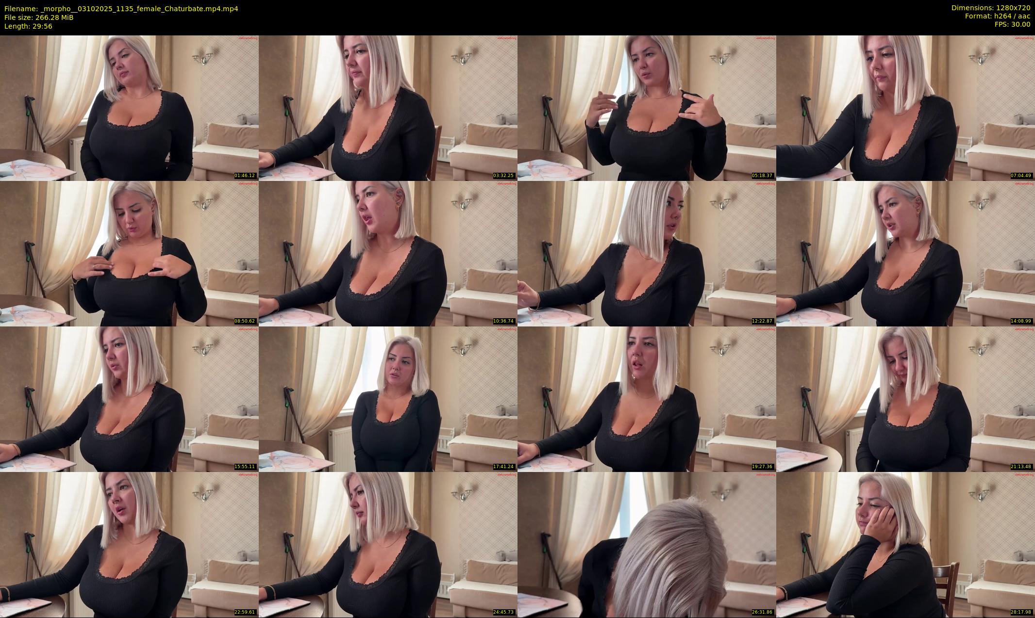 _morpho_ — 30 minute Chaturbate female cam show recording, 720p, Oct 3, 2025