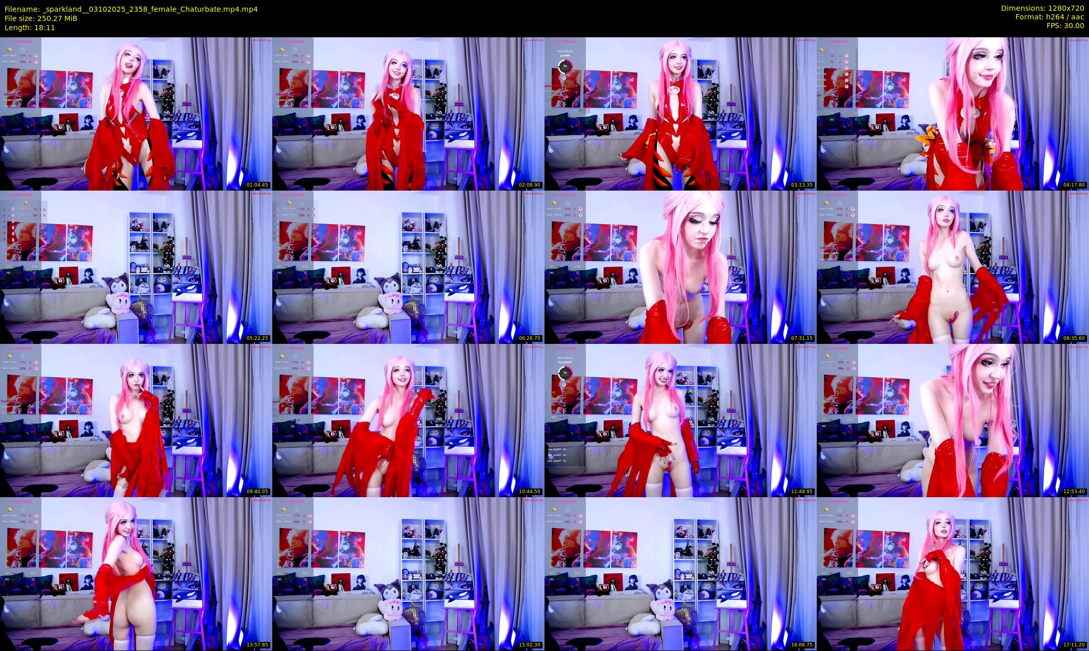 _sparkland_ — 19 minute Chaturbate female cam show recording, 720p, Oct 3, 2025