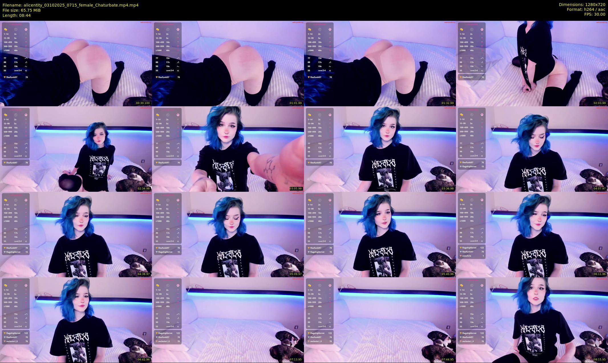 alicentity — 9 minute Chaturbate female cam show recording, 720p, Oct 3, 2025