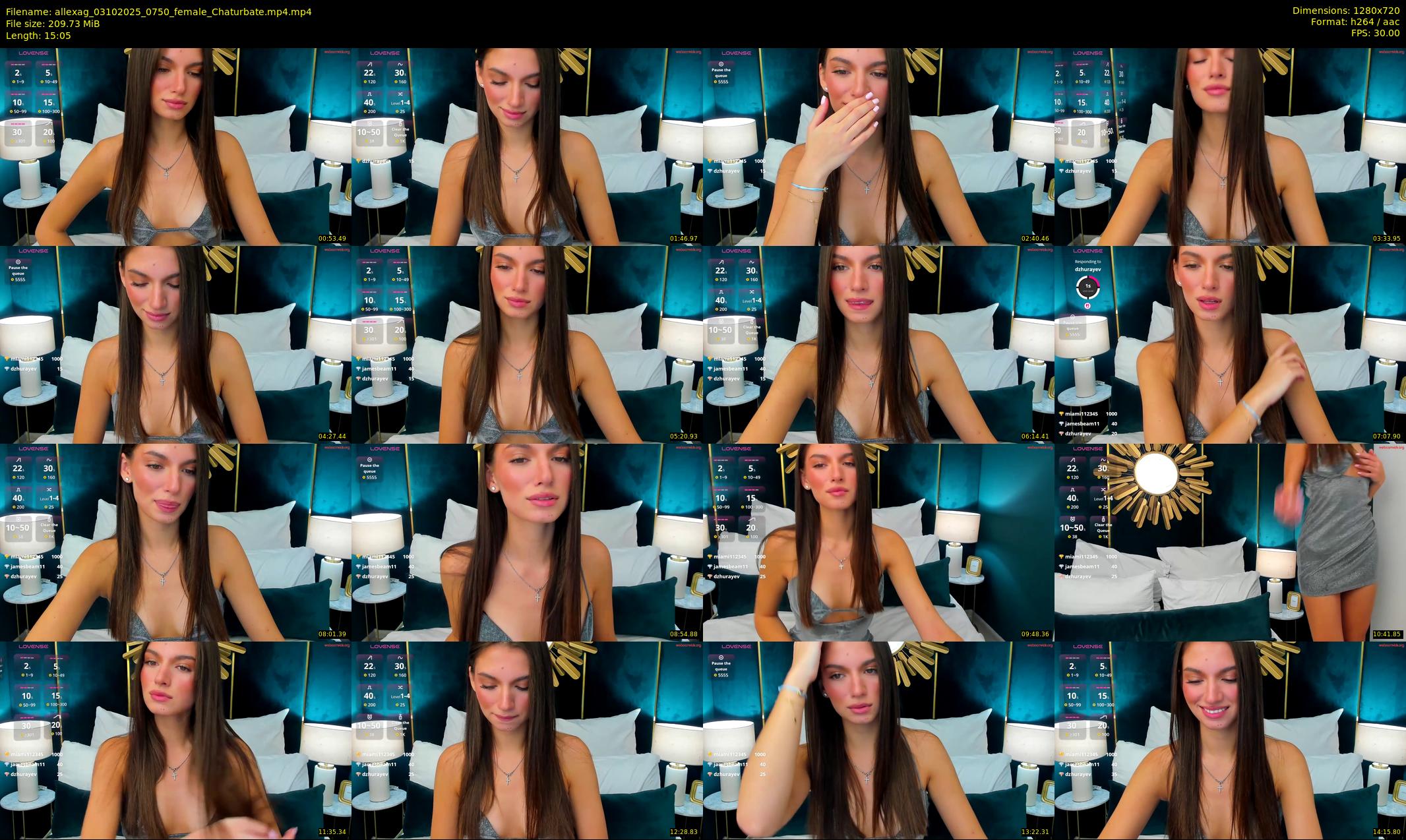 allexag — 16 minute Chaturbate female cam show recording, 720p, Oct 3, 2025