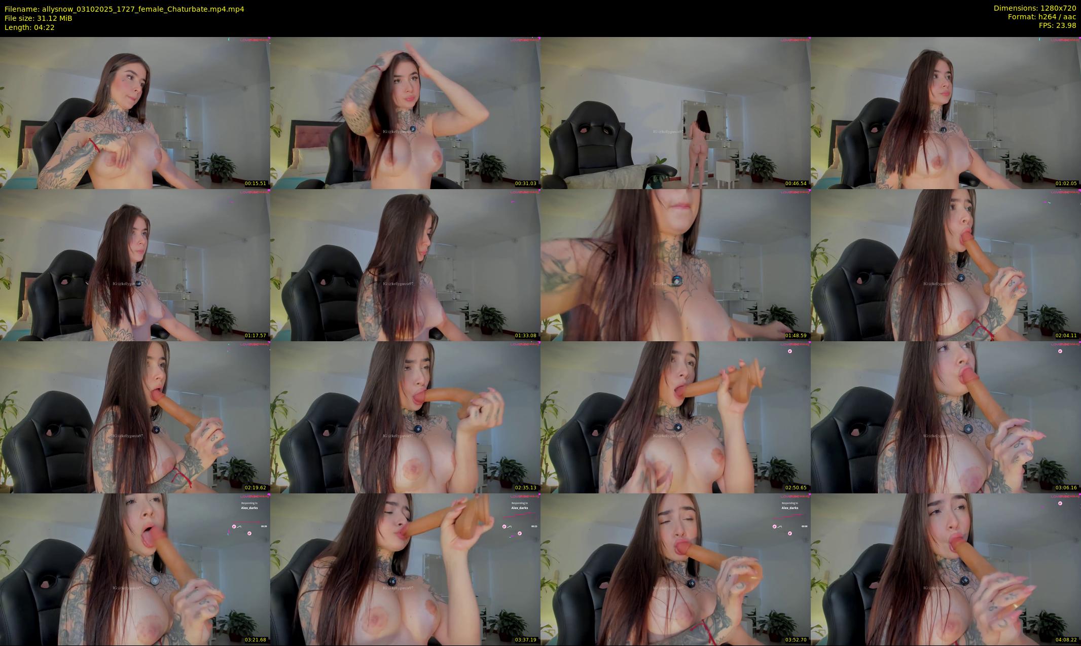allysnow — 5 minute Chaturbate female cam show recording, 720p, Oct 3, 2025