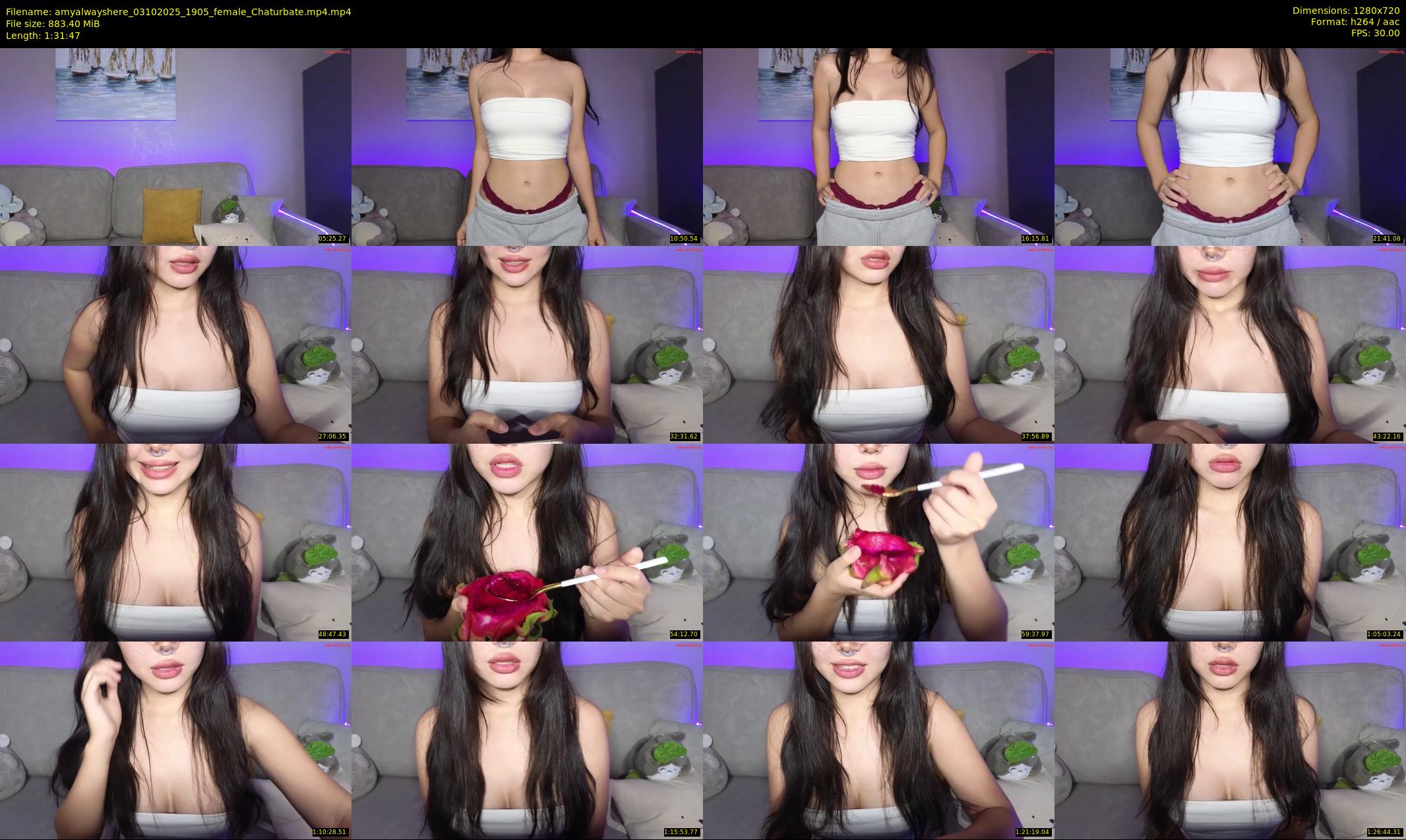 amyalwayshere — 92 minute Chaturbate female cam show recording, 720p, Oct 3, 2025