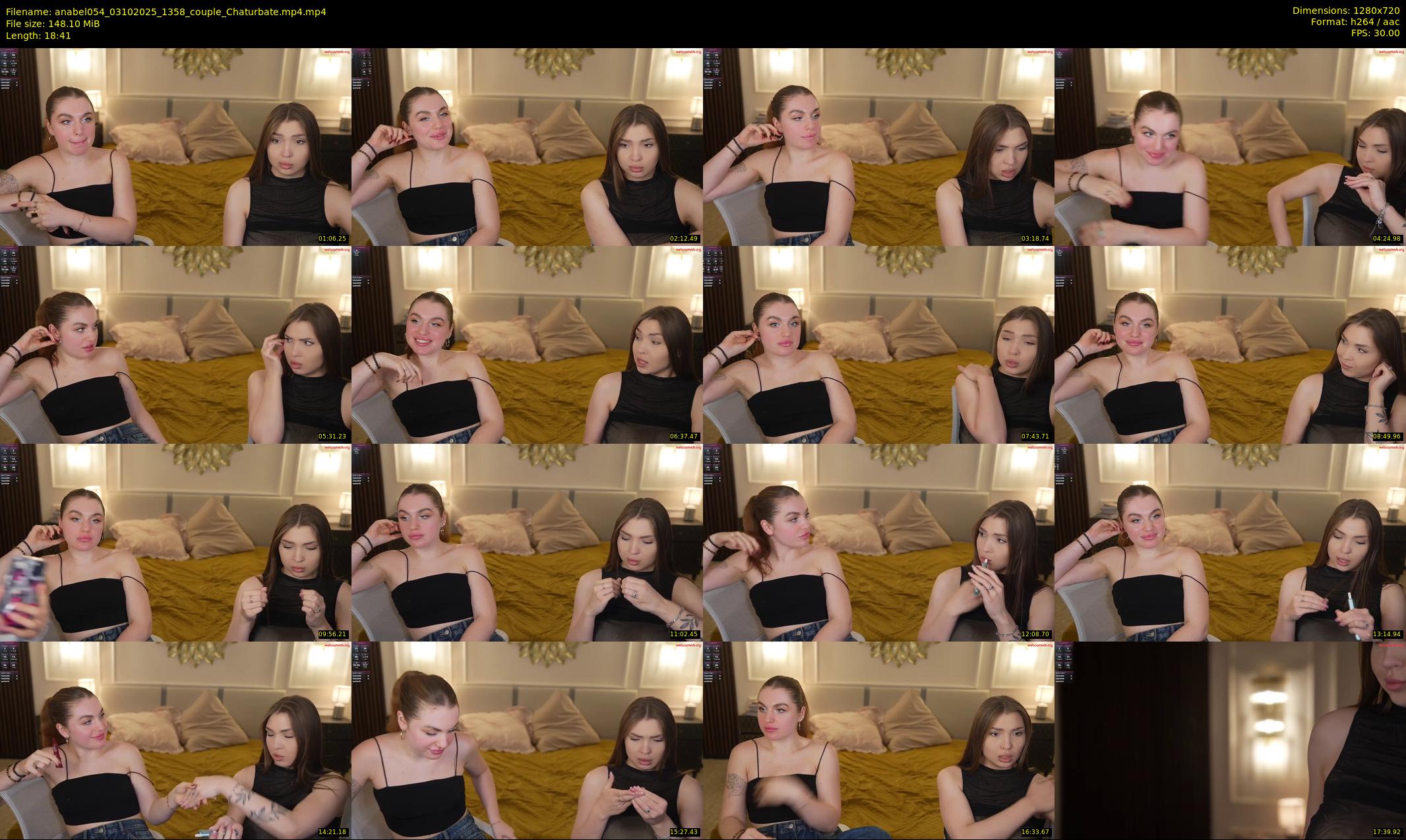anabel054 — 19 minute Chaturbate female cam show recording, 720p, Oct 3, 2025