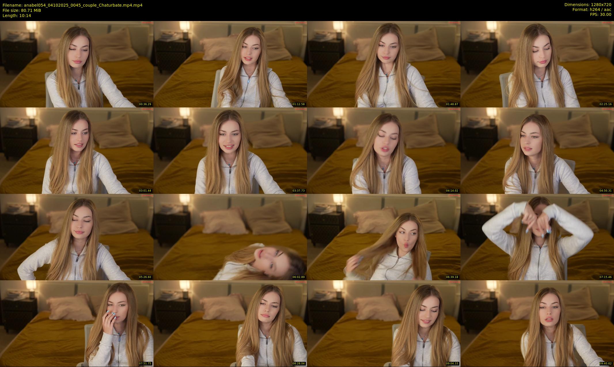 anabel054 — 11 minute Chaturbate female cam show recording, 720p, Oct 4, 2025