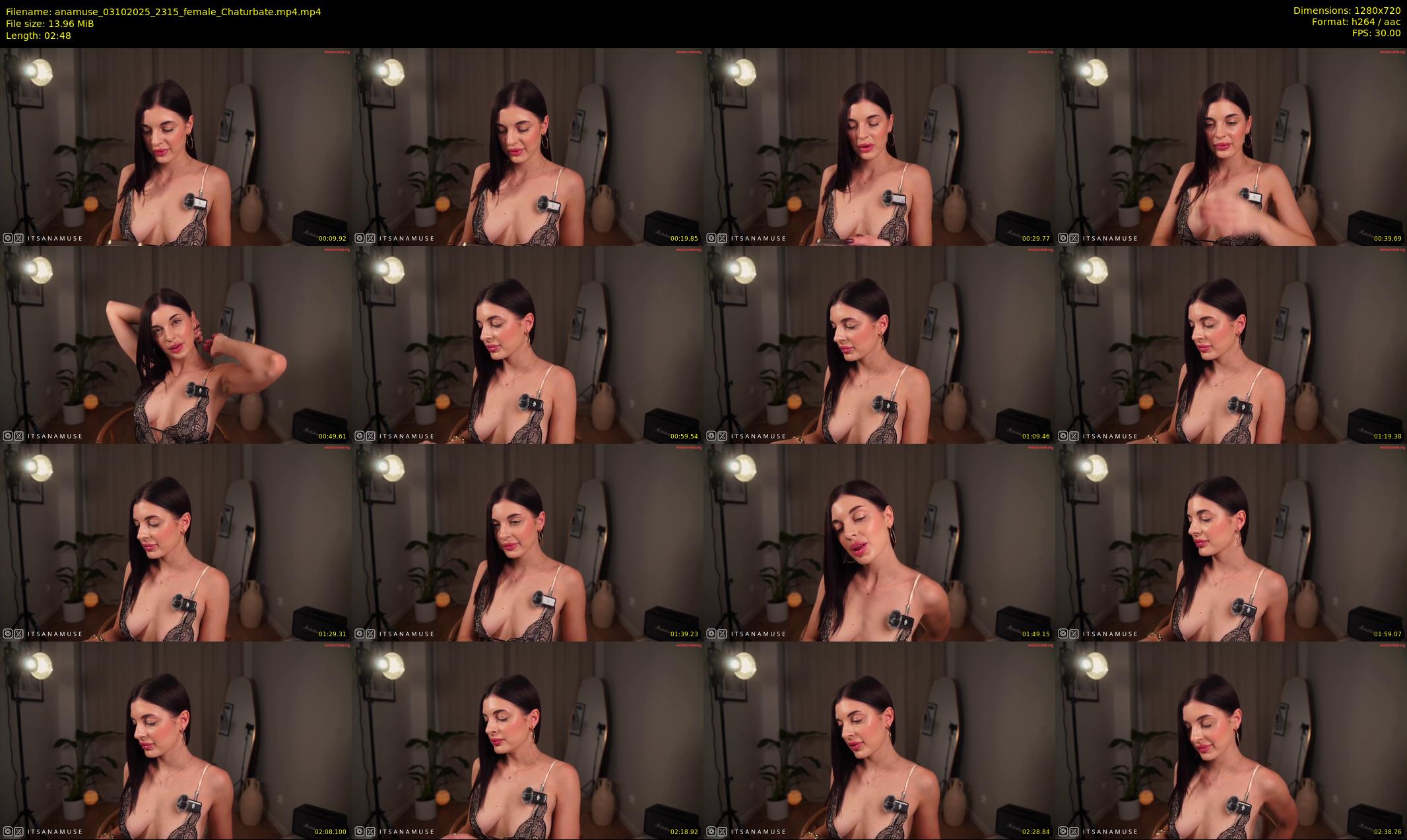 anamuse — 3 minute Chaturbate female cam show recording, 720p, Oct 3, 2025