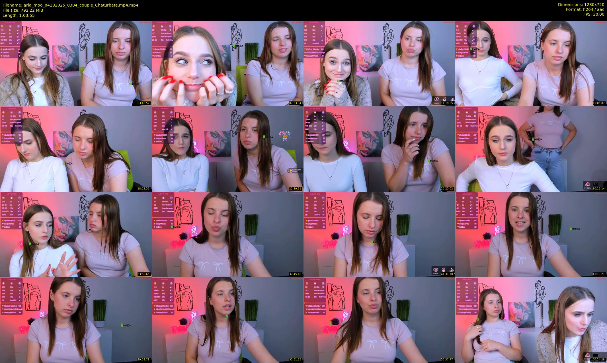 aria_moo — 64 minute Chaturbate couple cam show recording, 720p, Oct 4, 2025