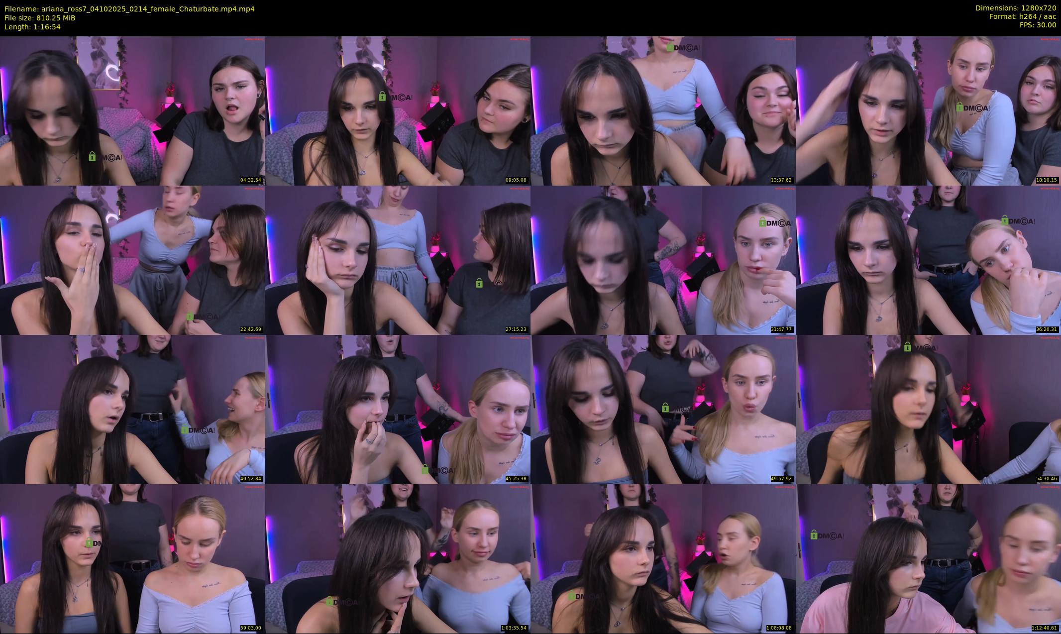 ariana_ross7 — 77 minute Chaturbate couple cam show recording, 720p, Oct 4, 2025