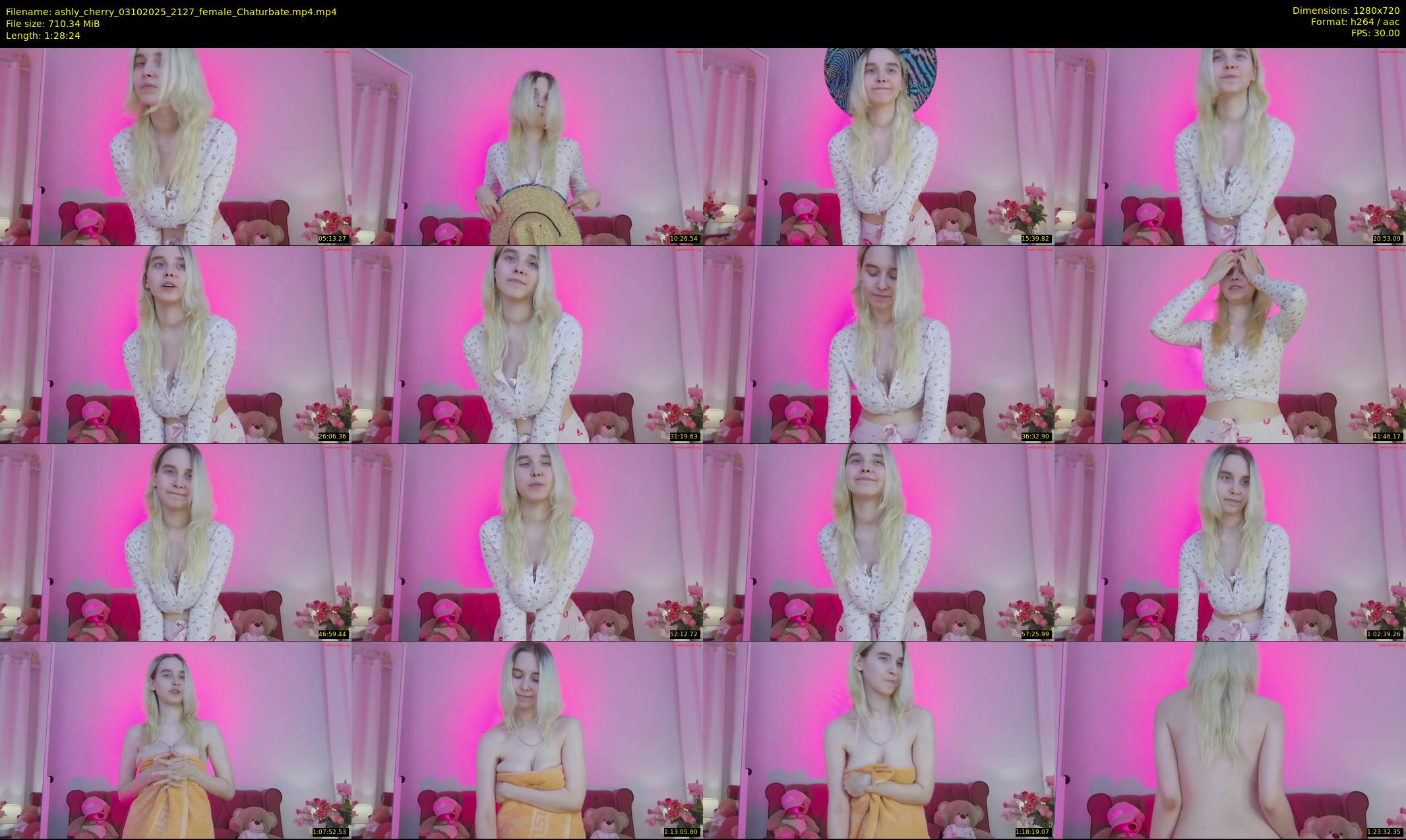 ashly_cherry — 89 minute Chaturbate female cam show recording, 720p, Oct 3, 2025