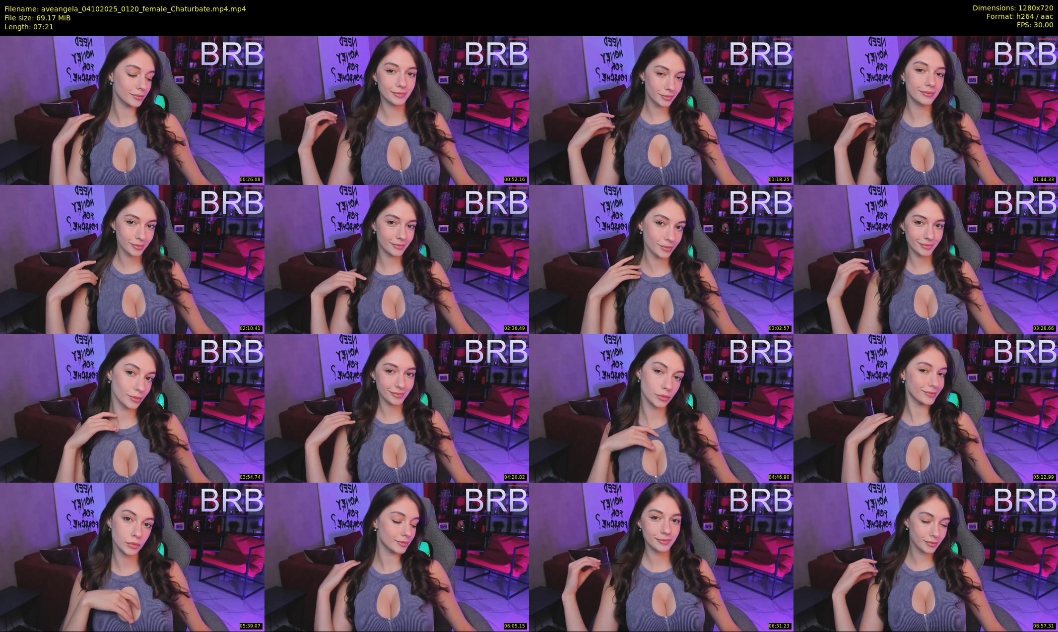 aveangela — 8 minute Chaturbate couple cam show recording, 720p, Oct 4, 2025