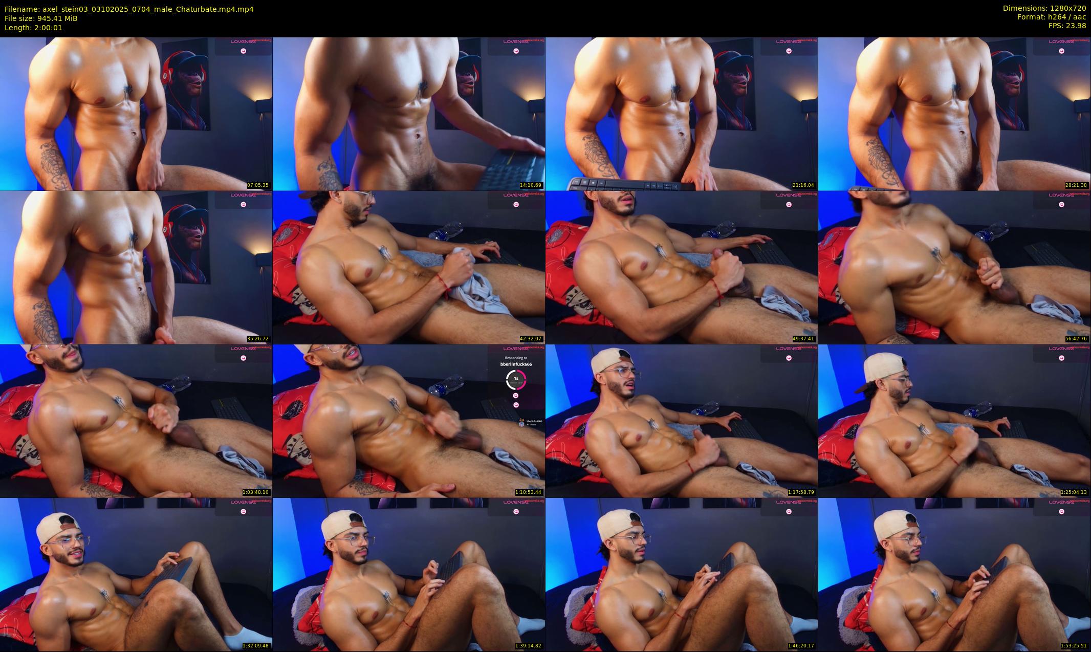 axel_stein03 — 121 minute Chaturbate male cam show recording, 720p, Oct 3, 2025