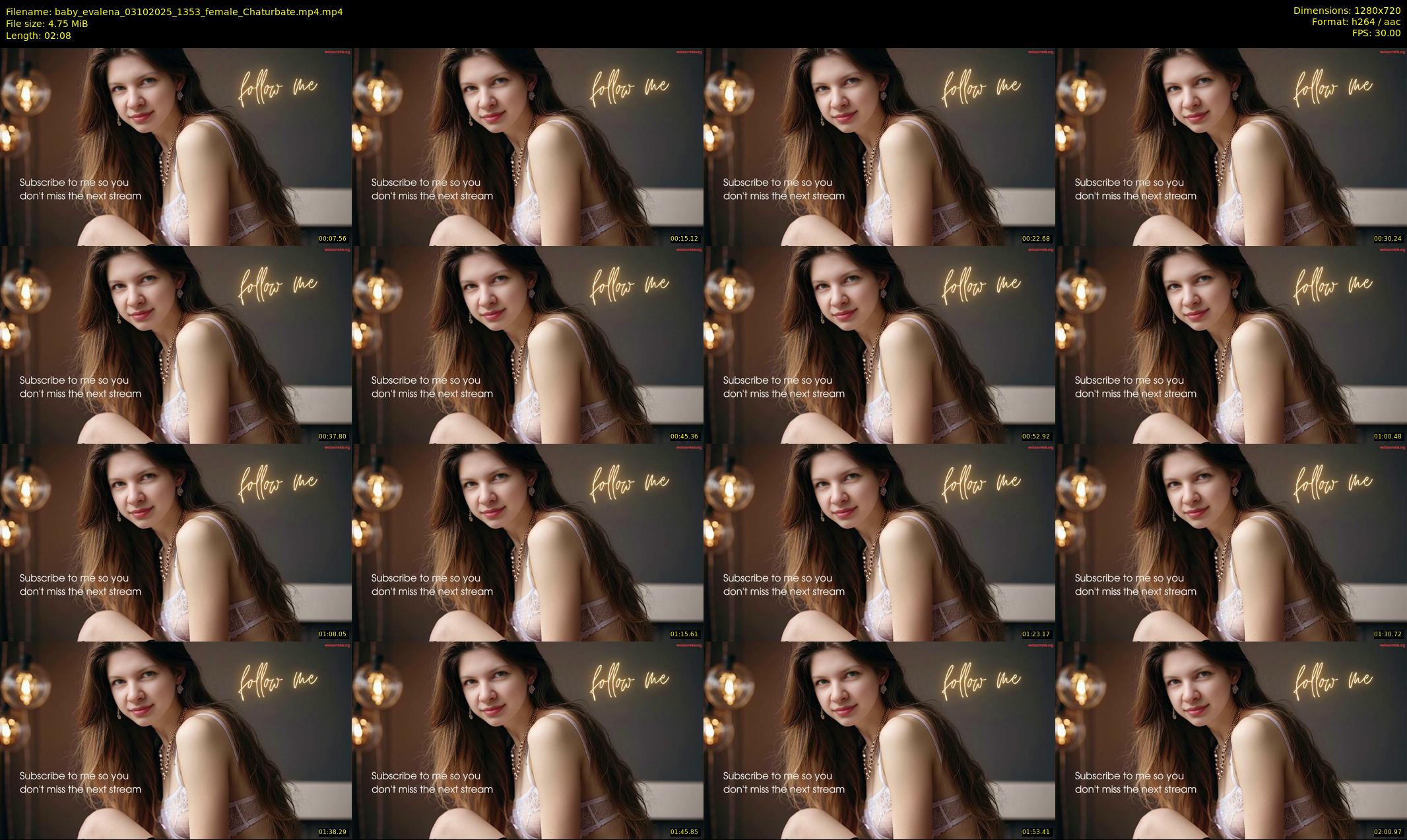 baby_evalena — 3 minute Chaturbate female cam show recording, 720p, Oct 3, 2025