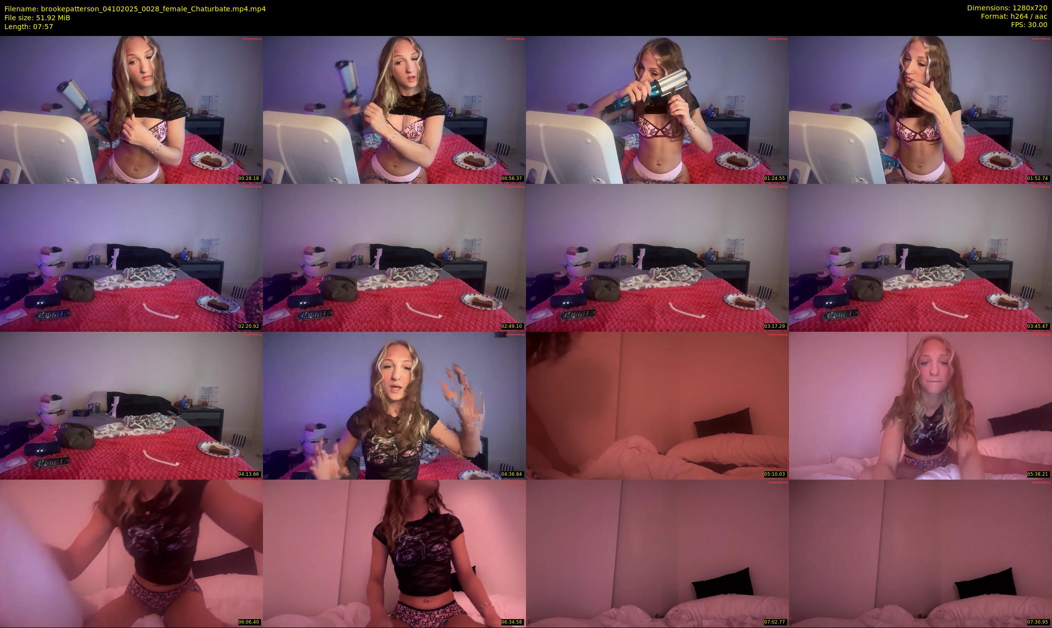 brookepatterson — 8 minute Chaturbate female cam show recording, 720p, Oct 4, 2025