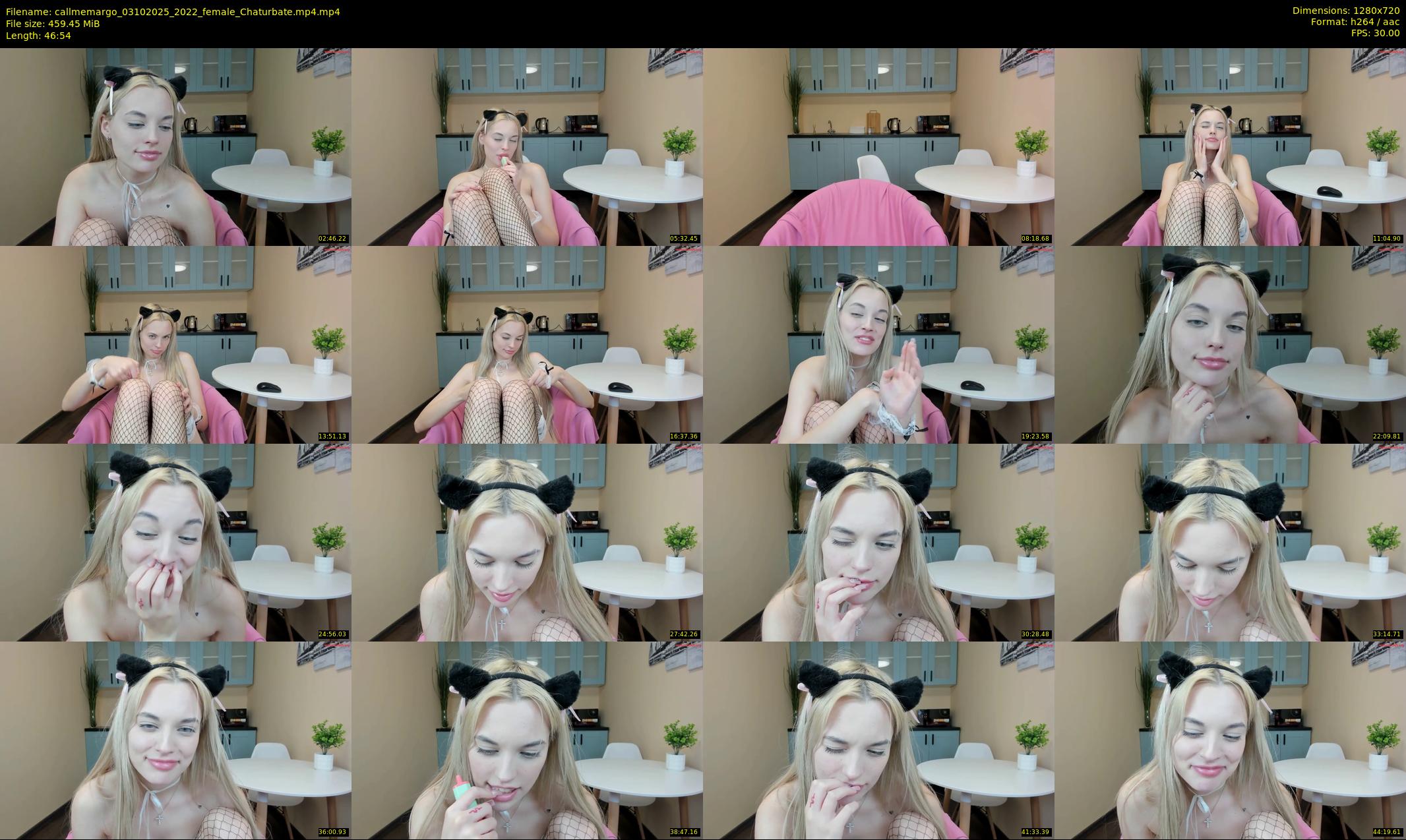 callmemargo — 47 minute Chaturbate female cam show recording, 720p, Oct 3, 2025