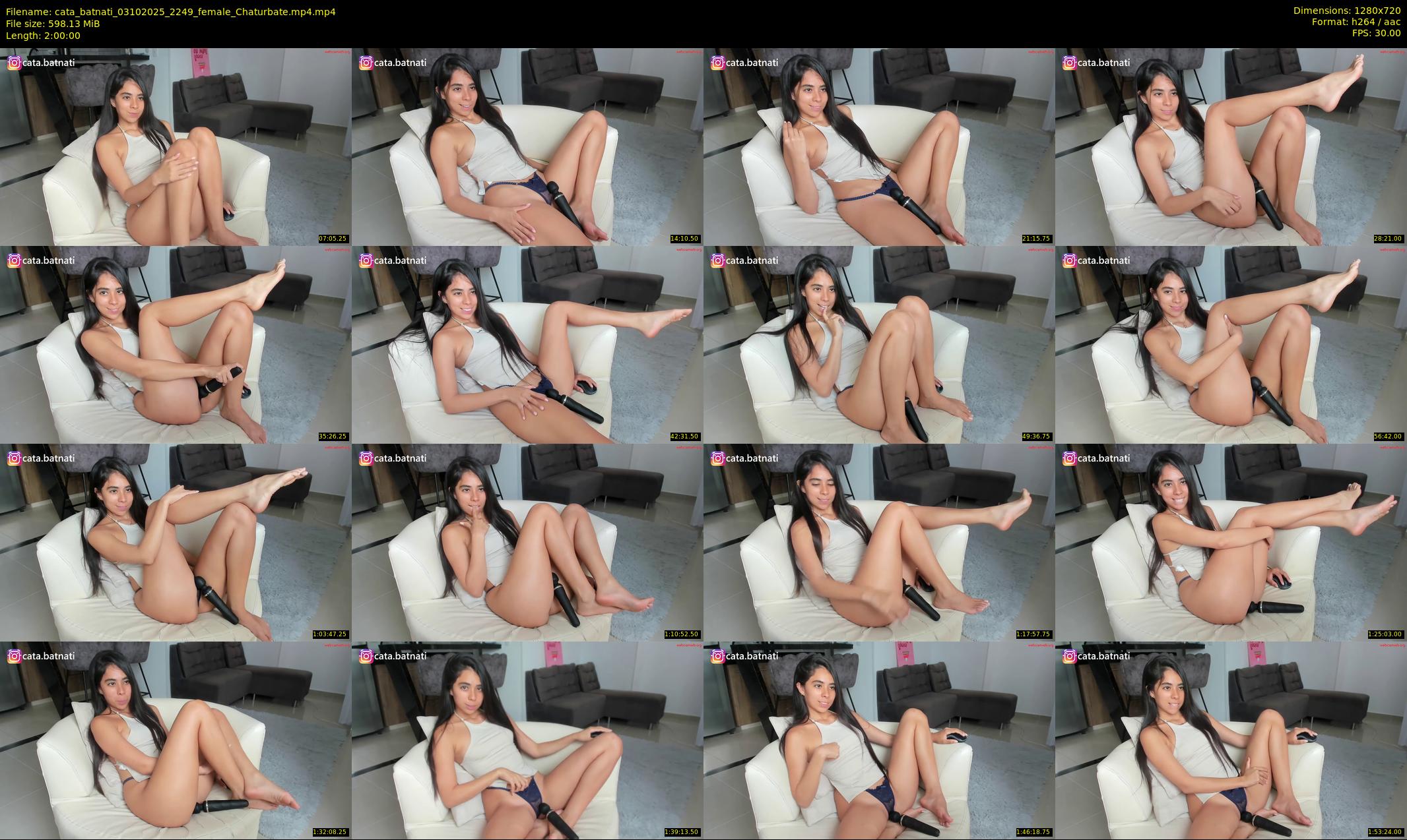 cata_batnati — 120 minute Chaturbate female cam show recording, 720p, Oct 3, 2025