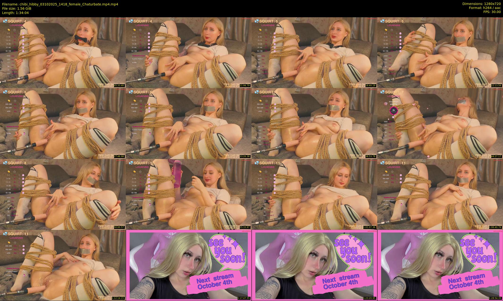 chibi_hibby — 95 minute Chaturbate female cam show recording, 720p, Oct 3, 2025
