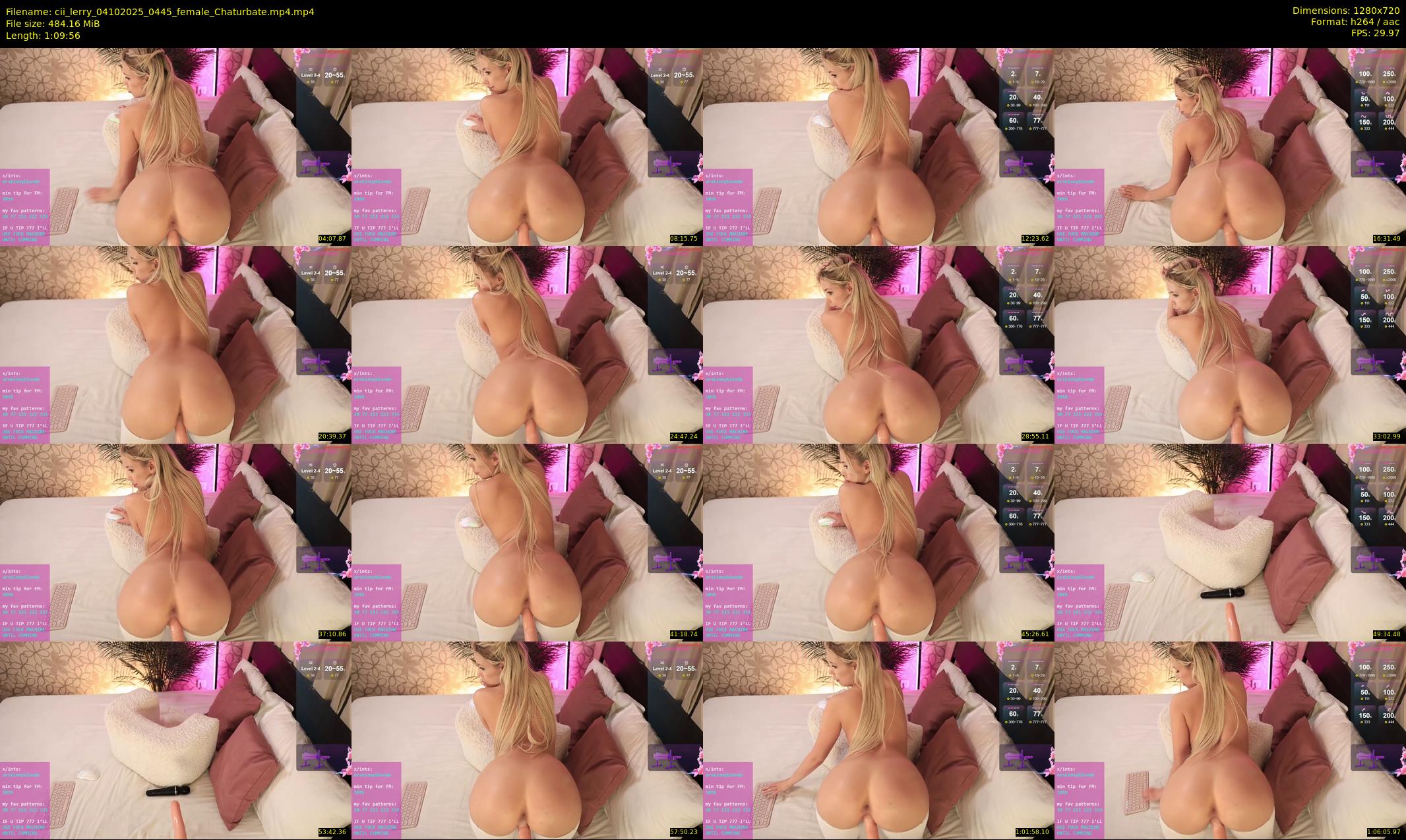 cii_lerry — 70 minute Chaturbate female cam show recording, 720p, Oct 4, 2025