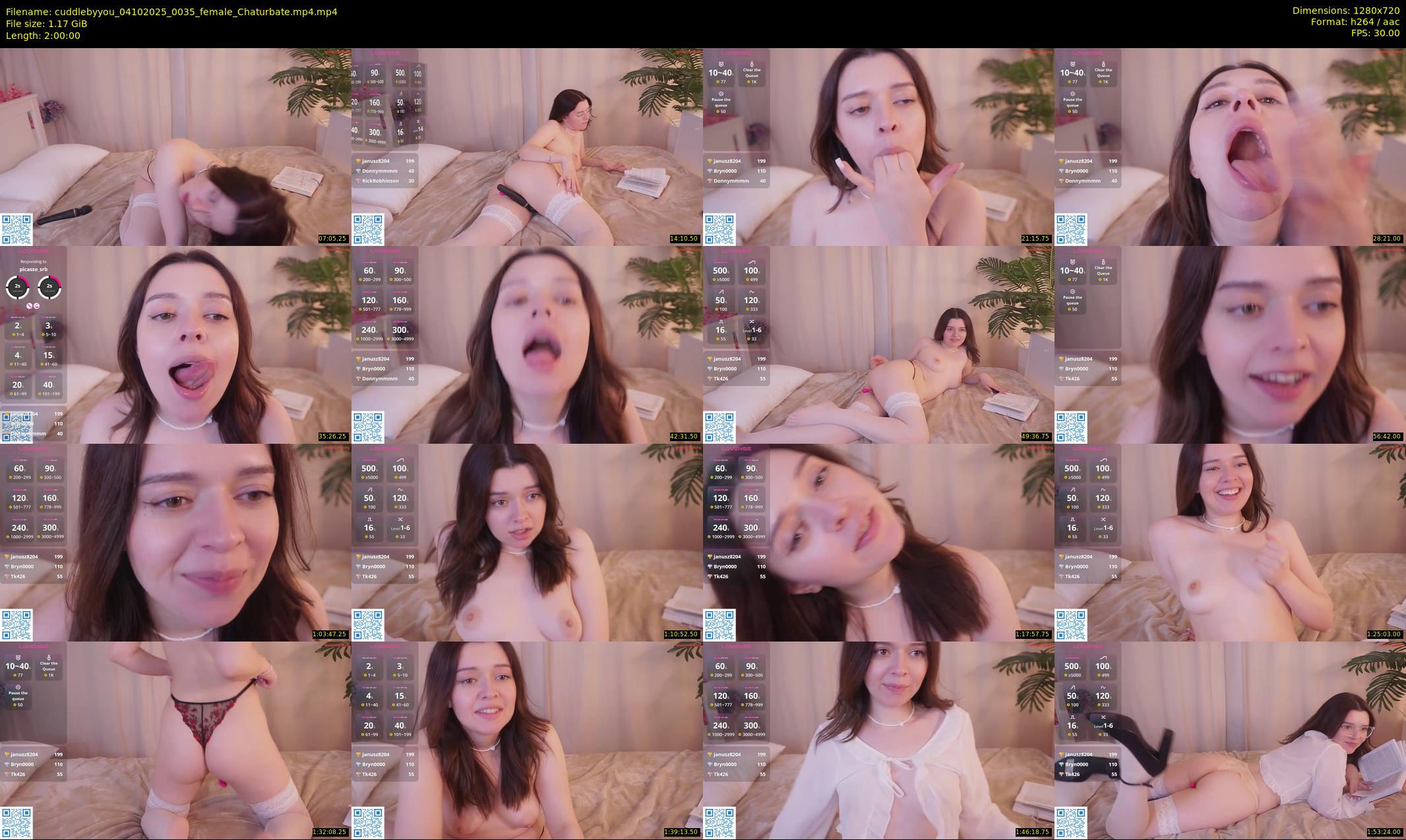 cuddlebyyou — 120 minute Chaturbate female cam show recording, 720p, Oct 4, 2025